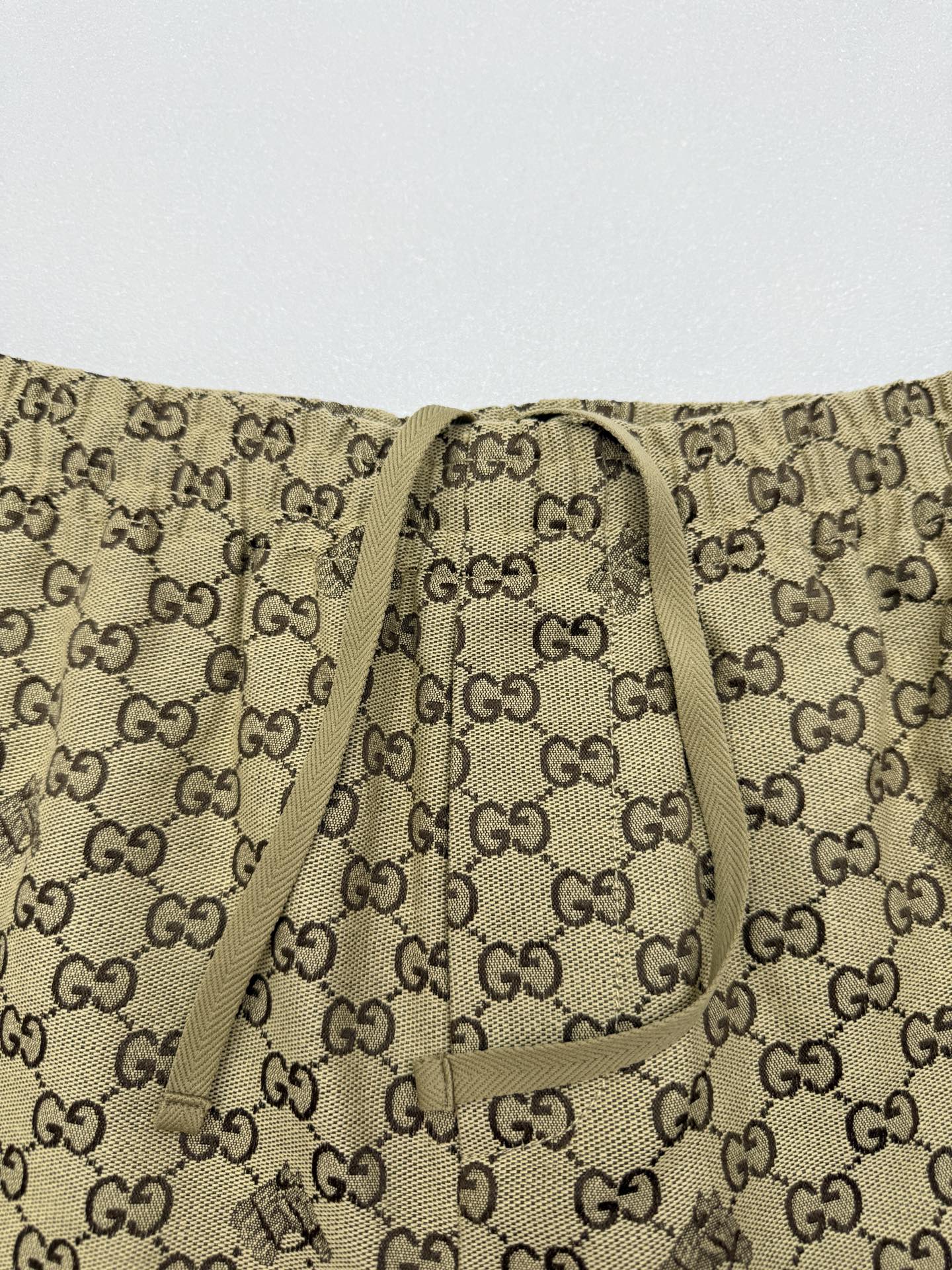 Gucci Gucci古驰双G马头刺绣抽绳短裤