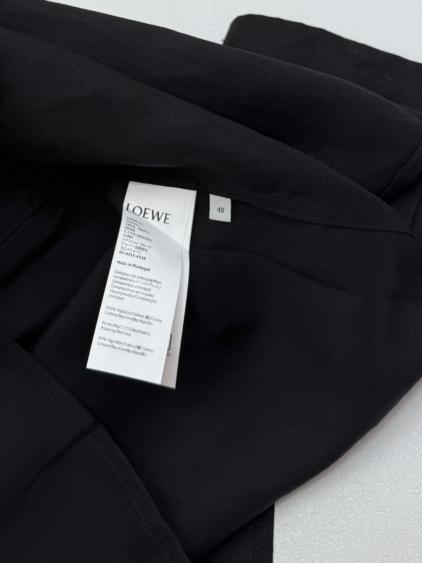 Loewe Loewe罗意威口袋绣花短袖衬衫