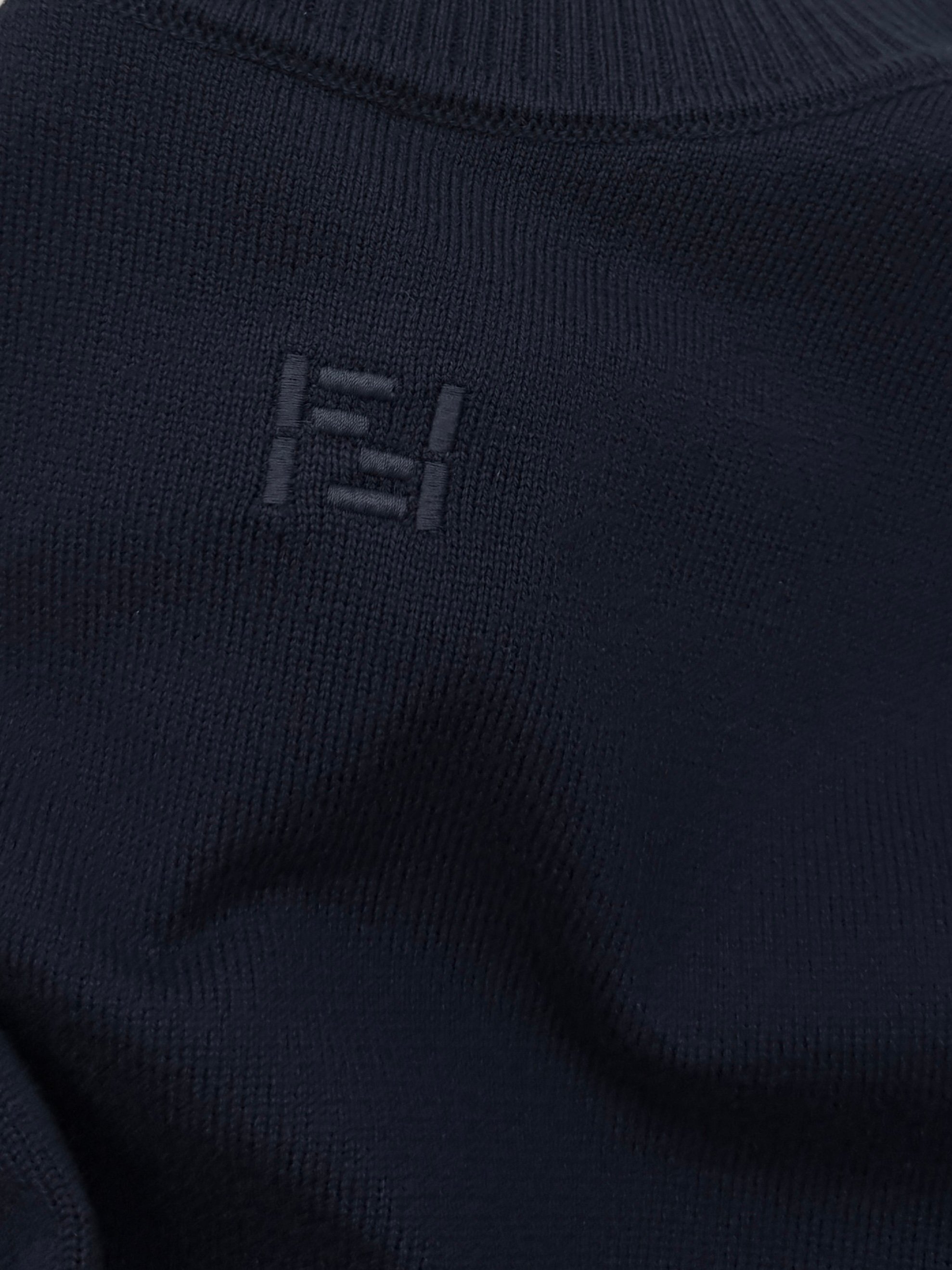 Fendi Fendi芬迪FF刺绣针织短袖