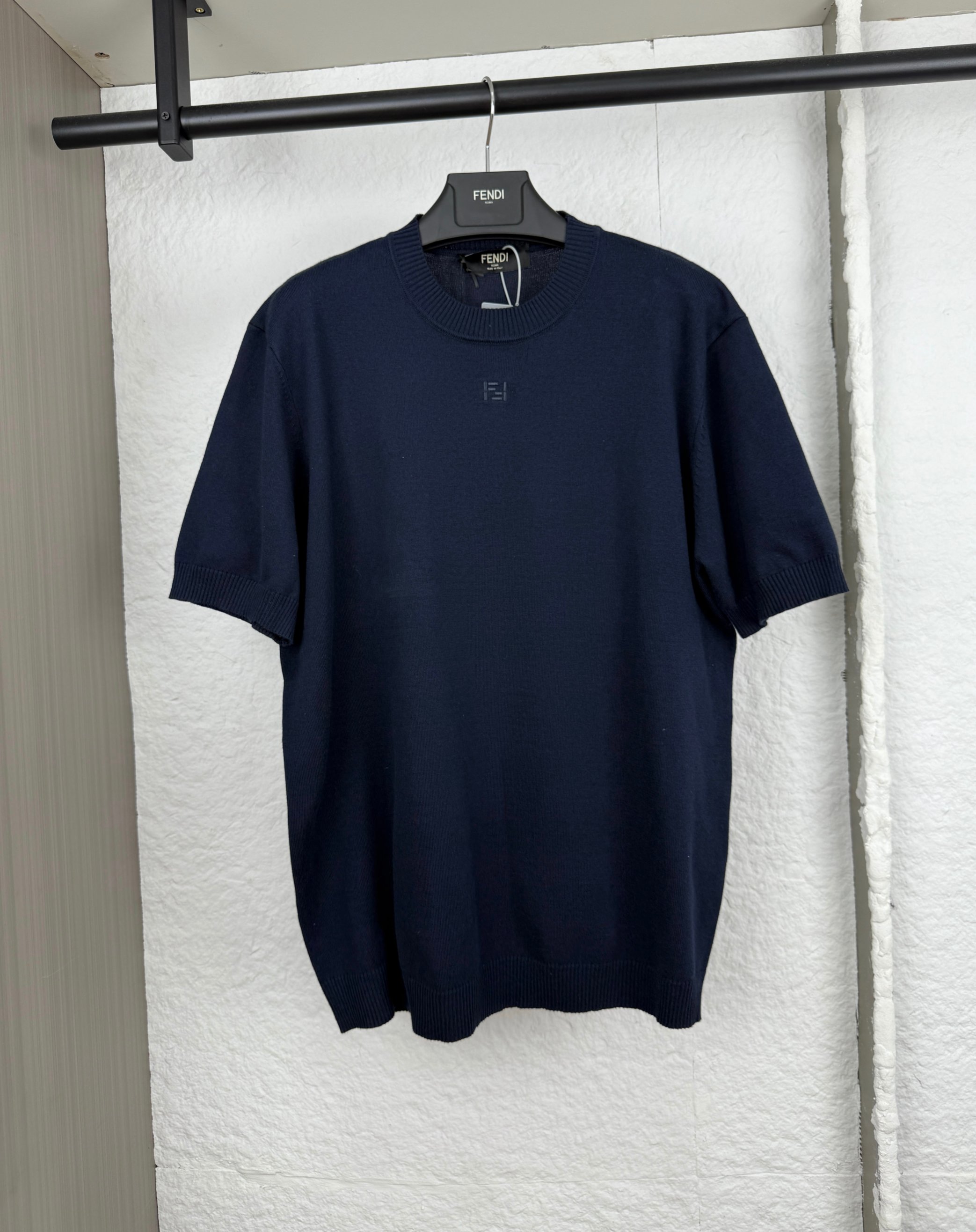 Fendi Fendi芬迪FF刺绣针织短袖