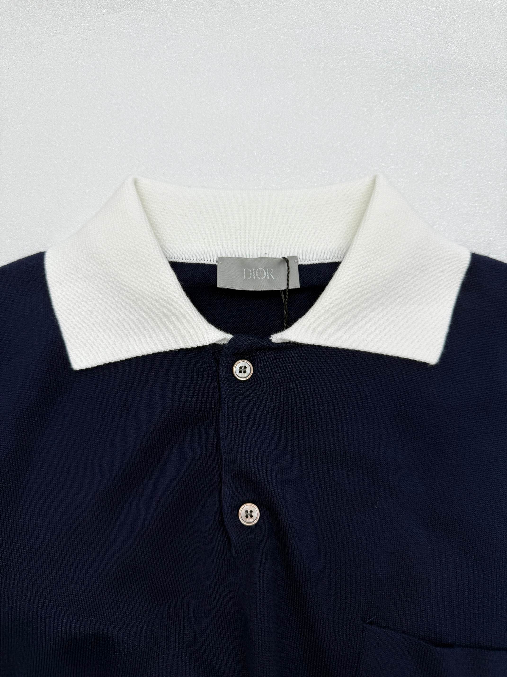 Dior Dior迪奥铃兰口袋刺绣polo衫