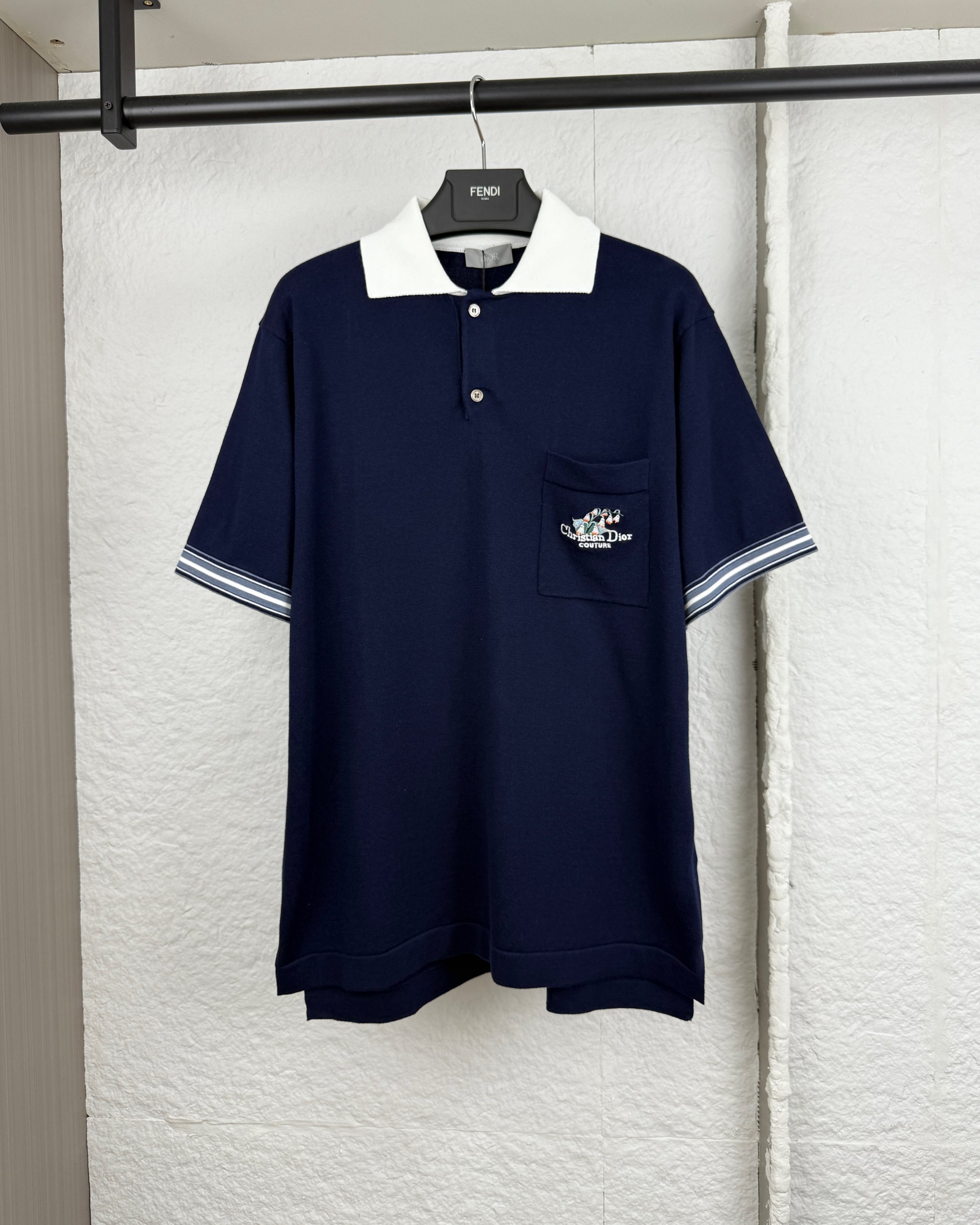 Dior Dior迪奥铃兰口袋刺绣polo衫