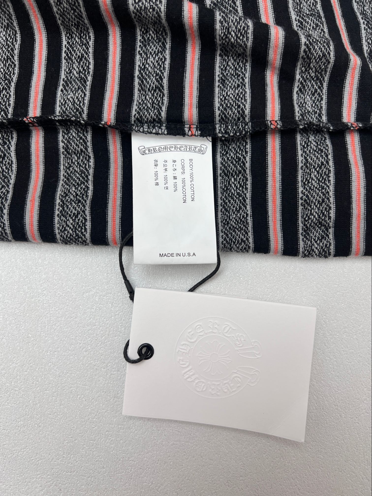 Chrome Hearts Chrome Hearts克罗心嘴巴刺绣长袖polo衫