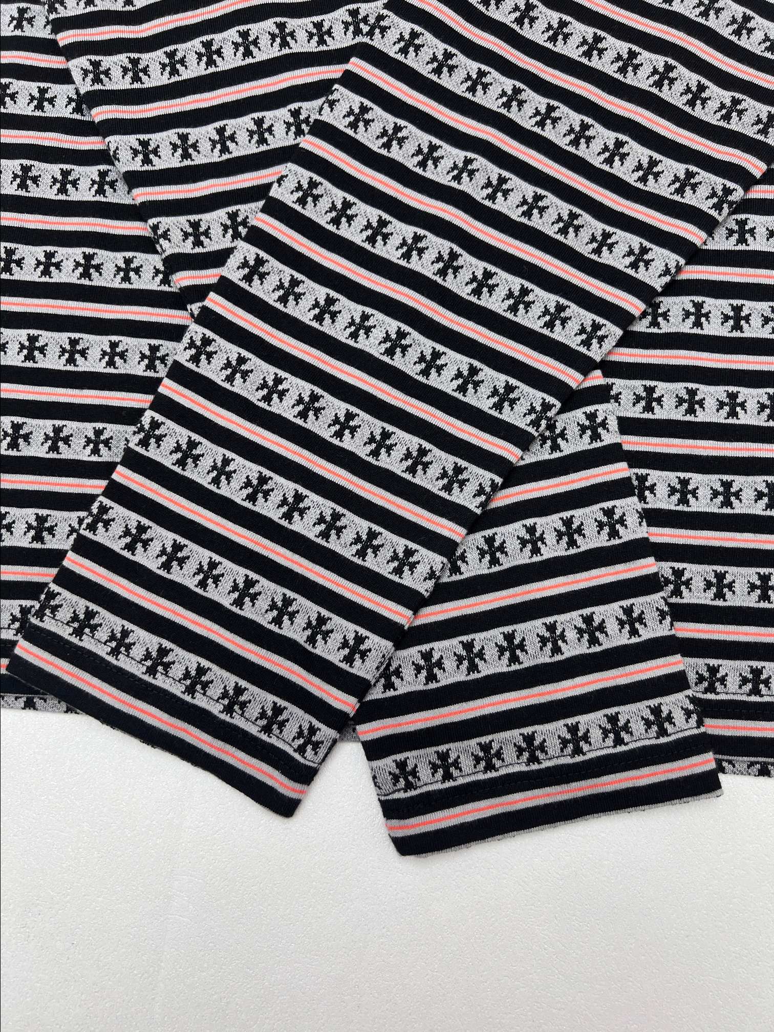 Chrome Hearts Chrome Hearts克罗心嘴巴刺绣长袖polo衫