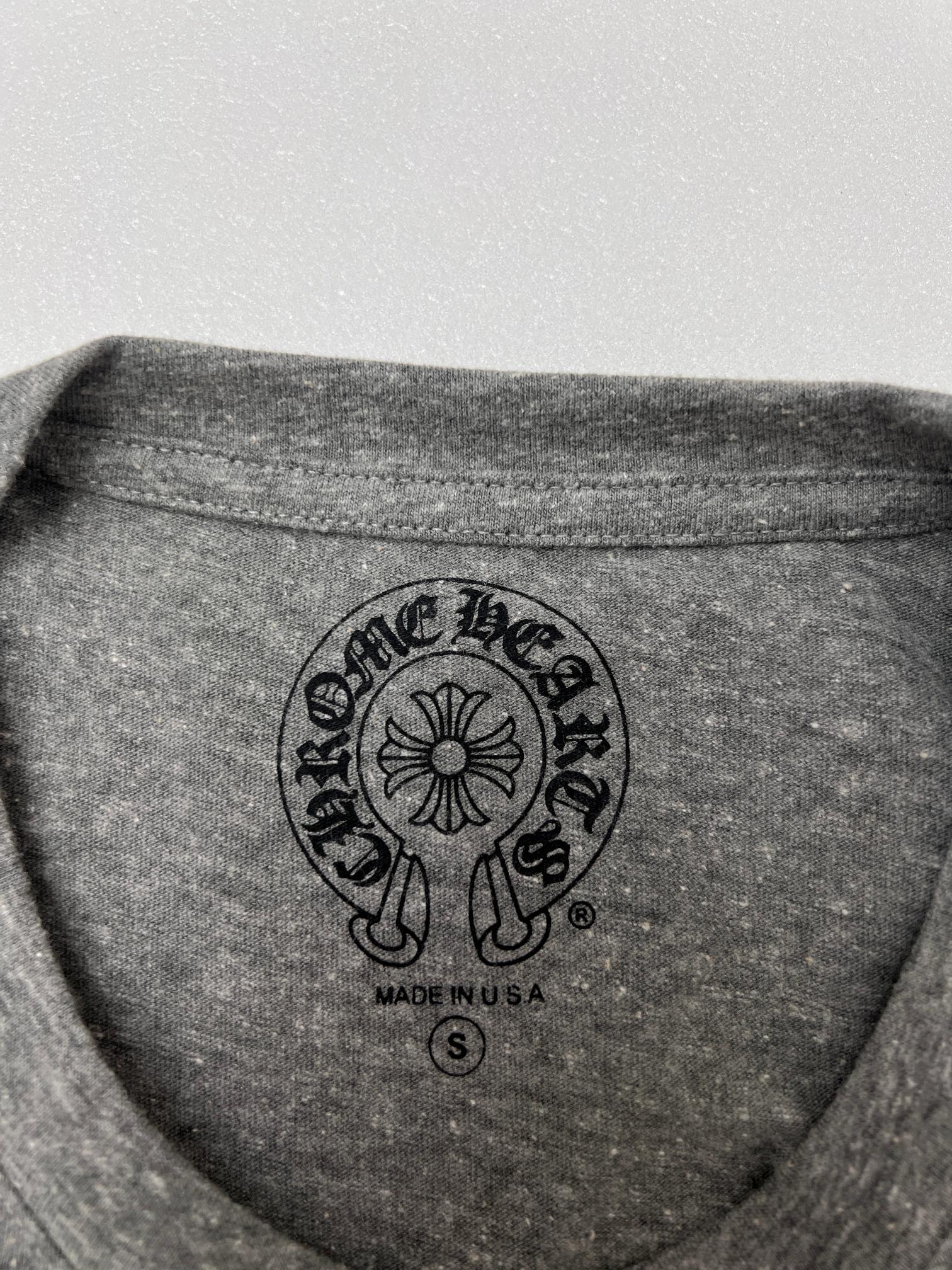 Chrome Hearts Chrome Hearts克罗心梵文十字架印花T恤短袖