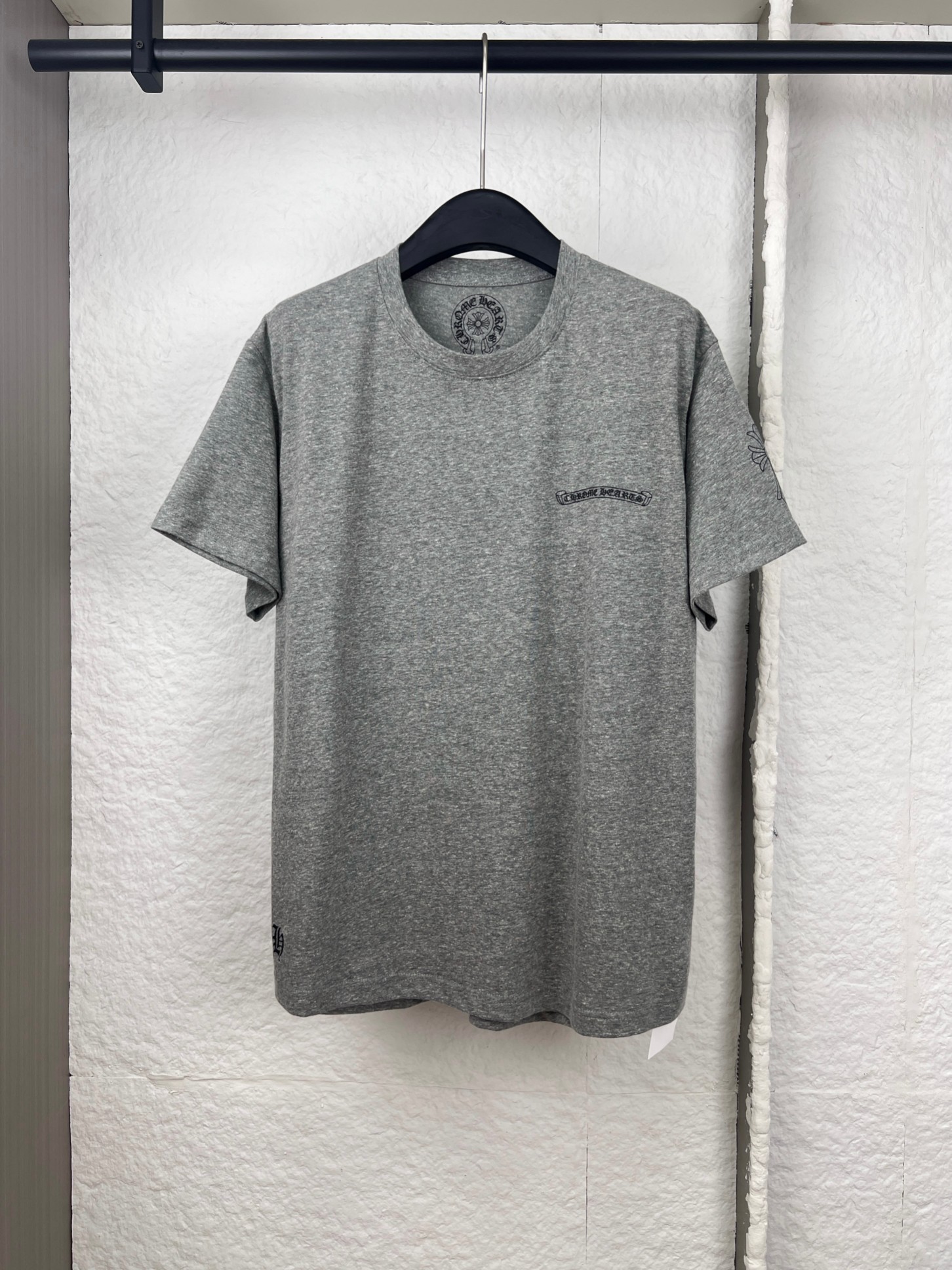 Chrome Hearts Chrome Hearts克罗心梵文十字架印花T恤短袖