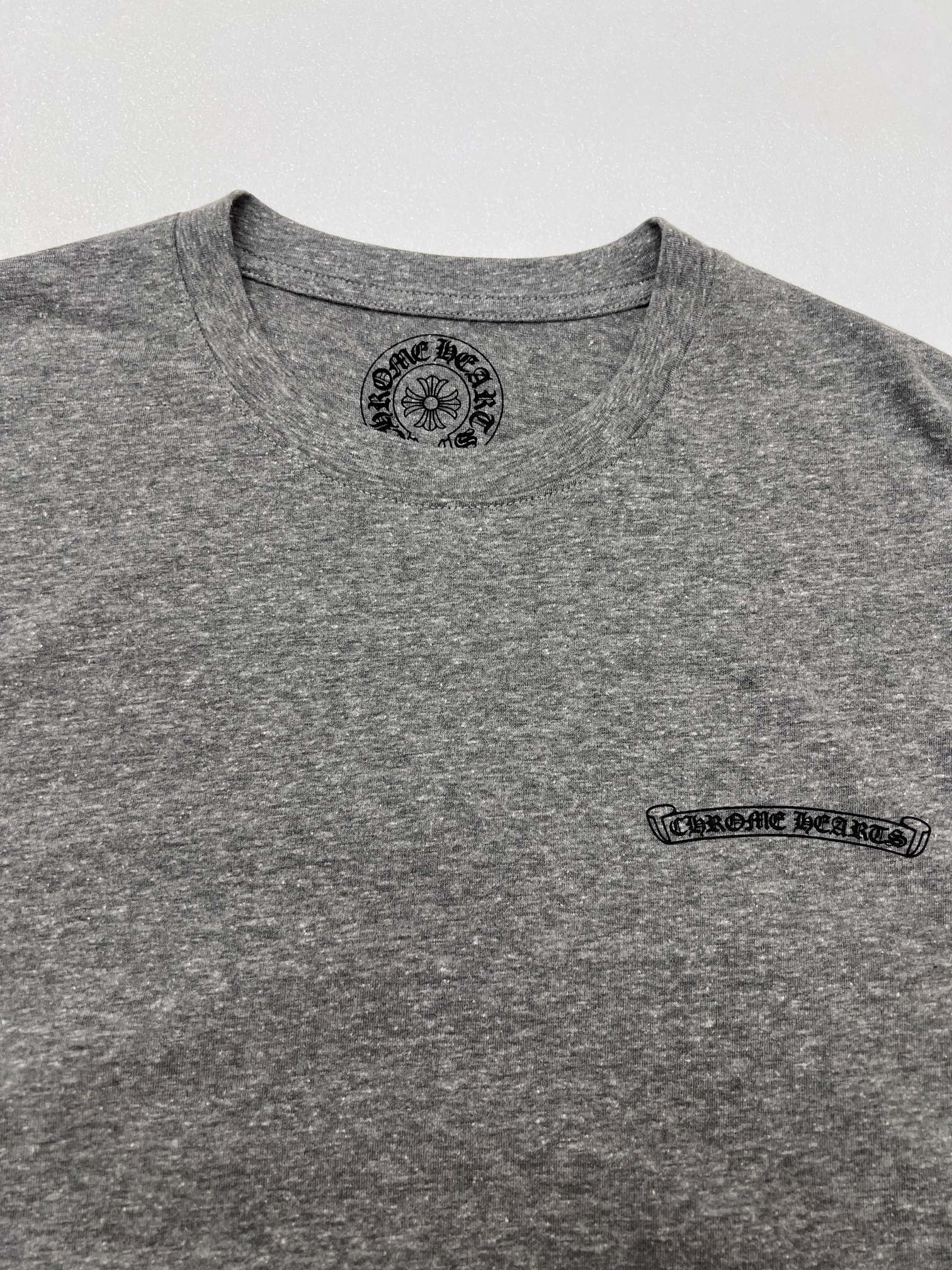 Chrome Hearts Chrome Hearts克罗心梵文十字架印花T恤短袖