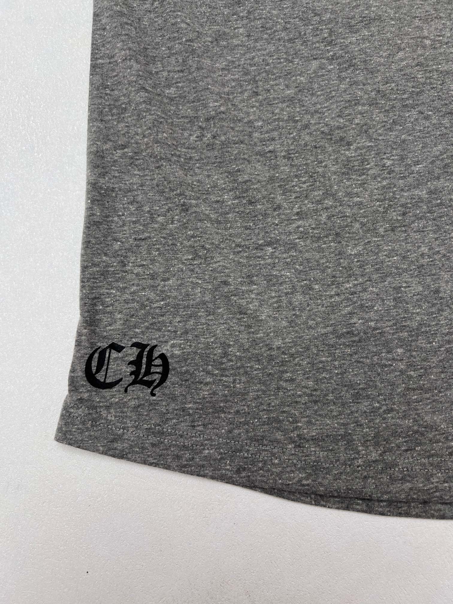 Chrome Hearts Chrome Hearts克罗心梵文十字架印花T恤短袖
