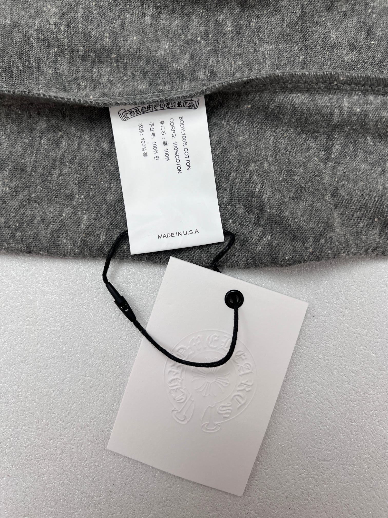 Chrome Hearts Chrome Hearts克罗心梵文十字架印花T恤短袖