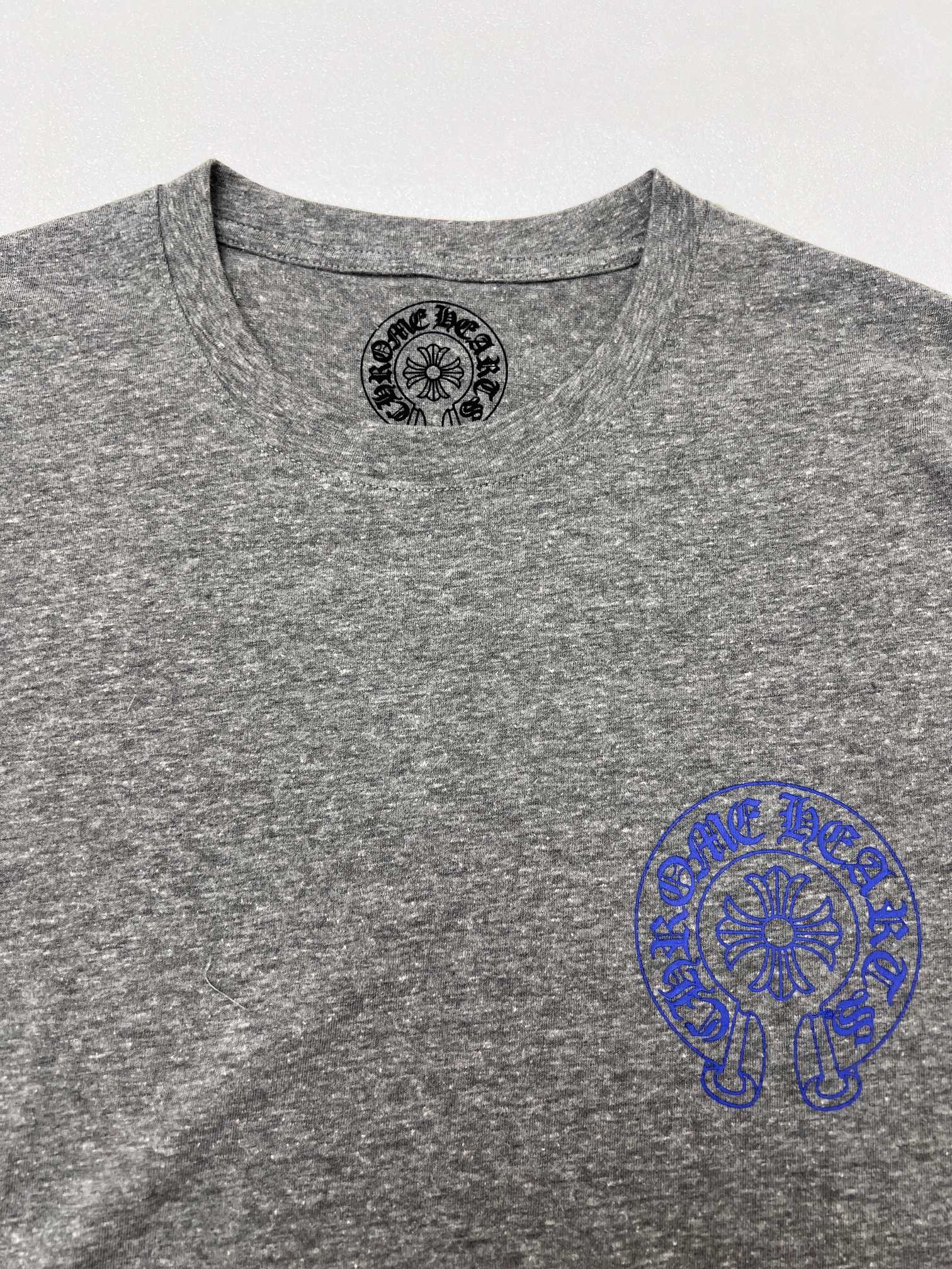 Chrome Hearts Chrome Hearts克罗心标志十字架印花T恤短袖