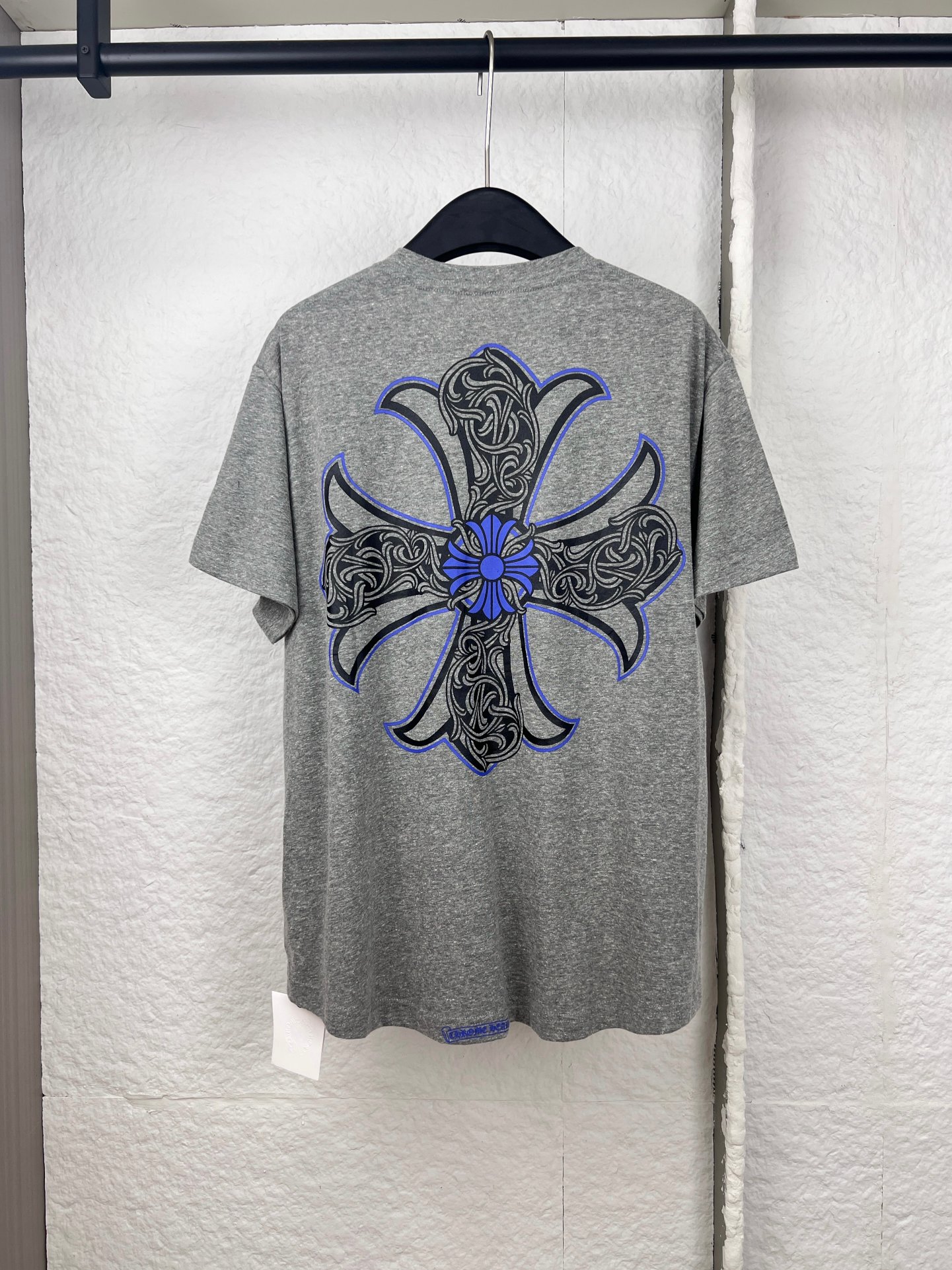 Chrome Hearts Chrome Hearts克罗心标志十字架印花T恤短袖