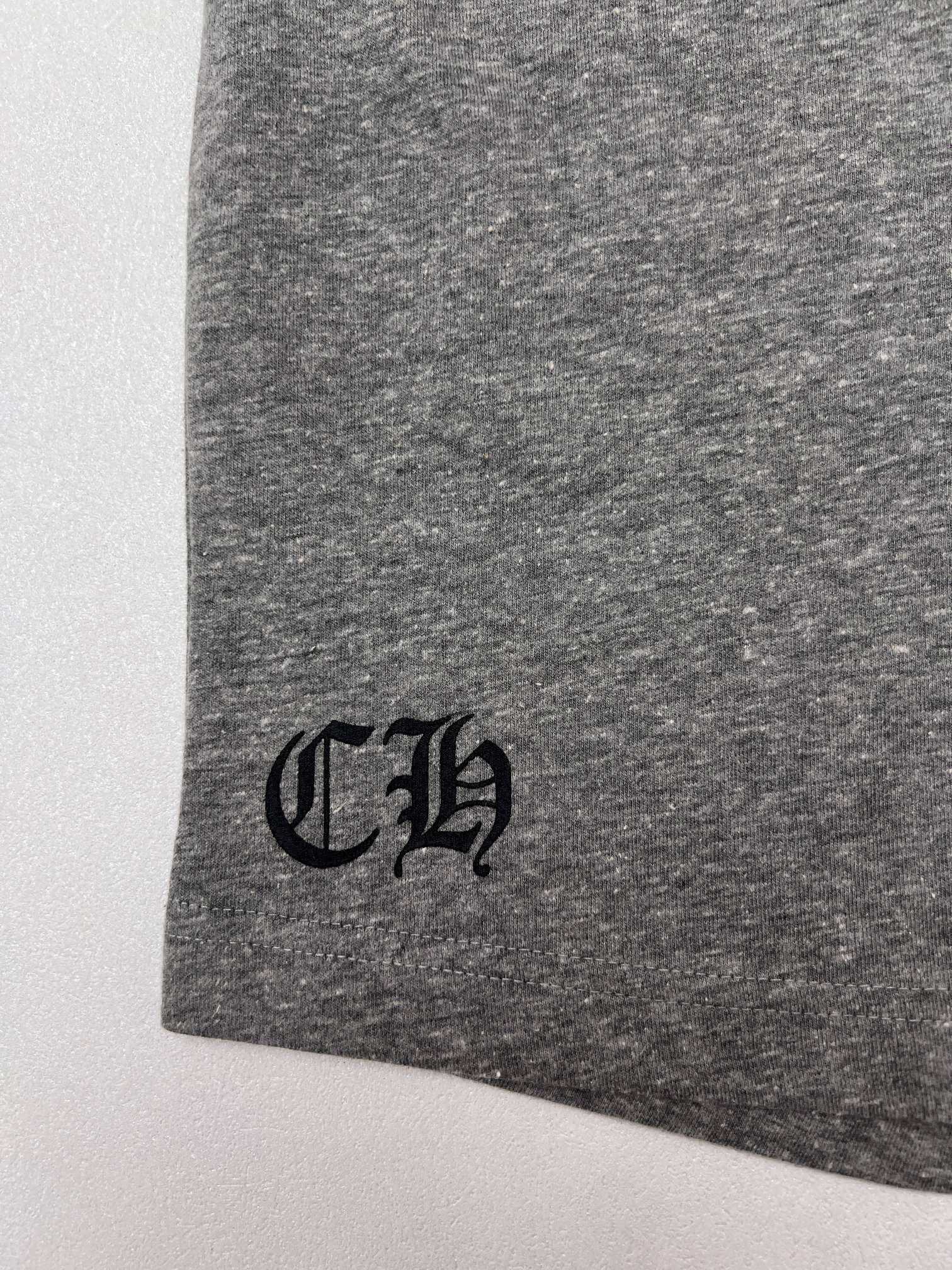 Chrome Hearts Chrome Hearts克罗心标志十字架印花T恤短袖