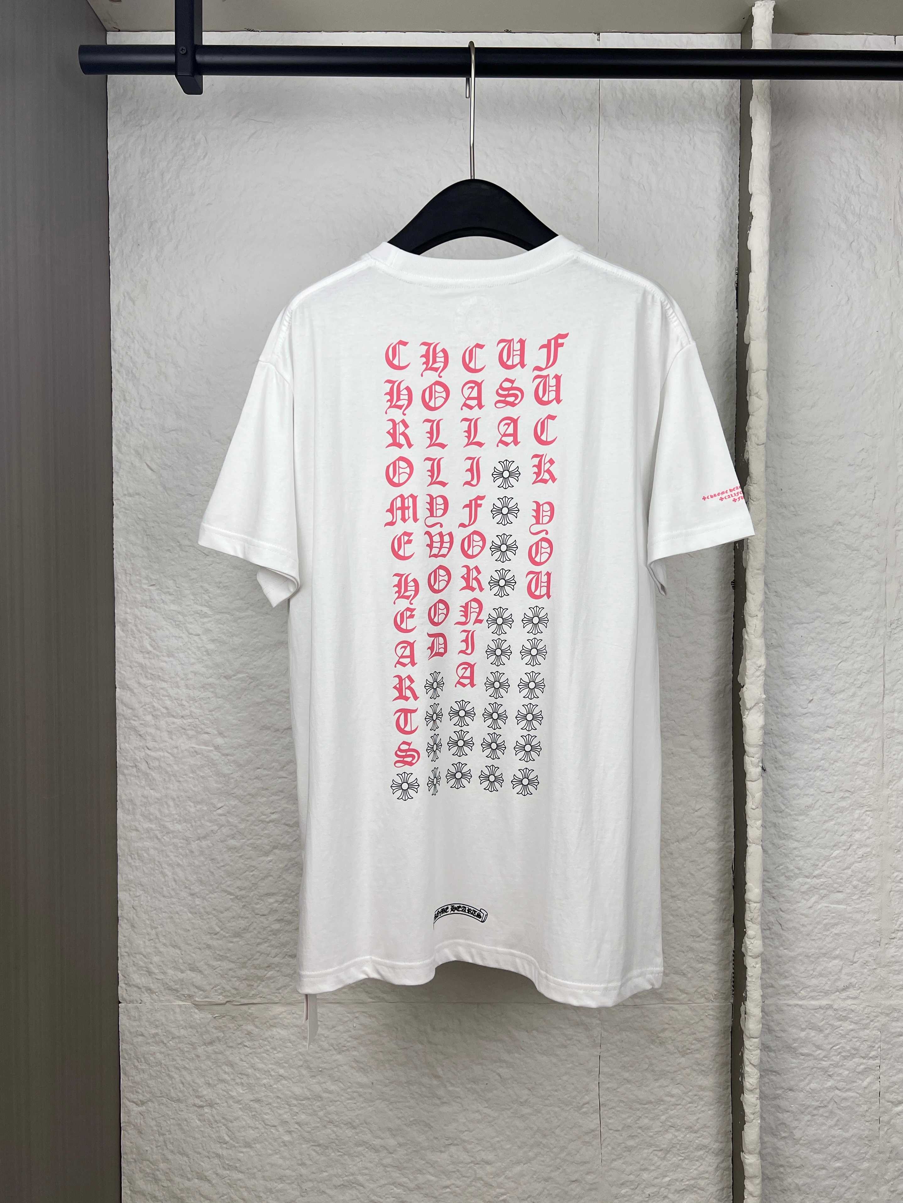 Chrome Hearts Chrome Hearts克罗心梵文印花T恤短袖