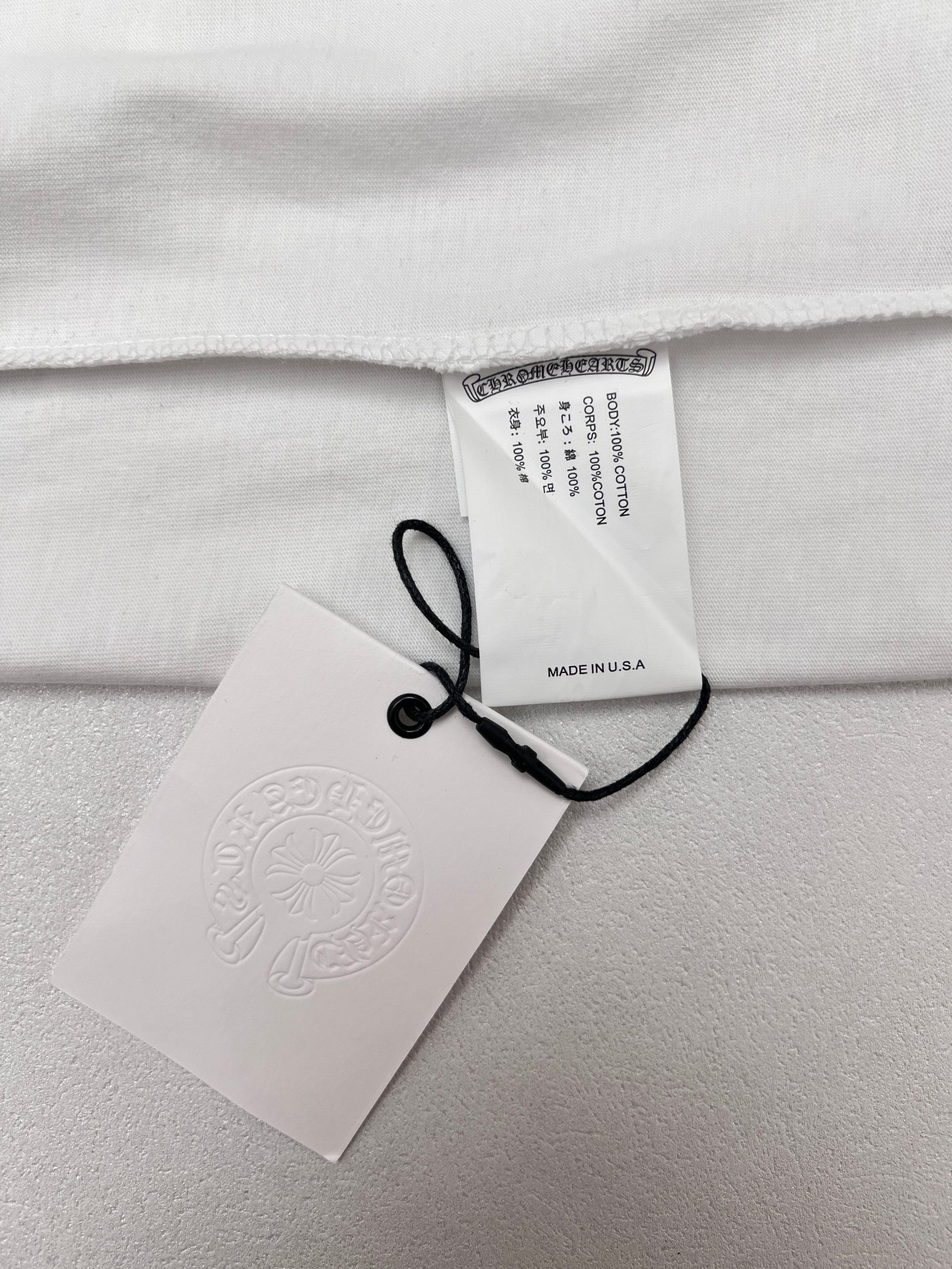 Chrome Hearts Chrome Hearts克罗心梵文印花T恤短袖
