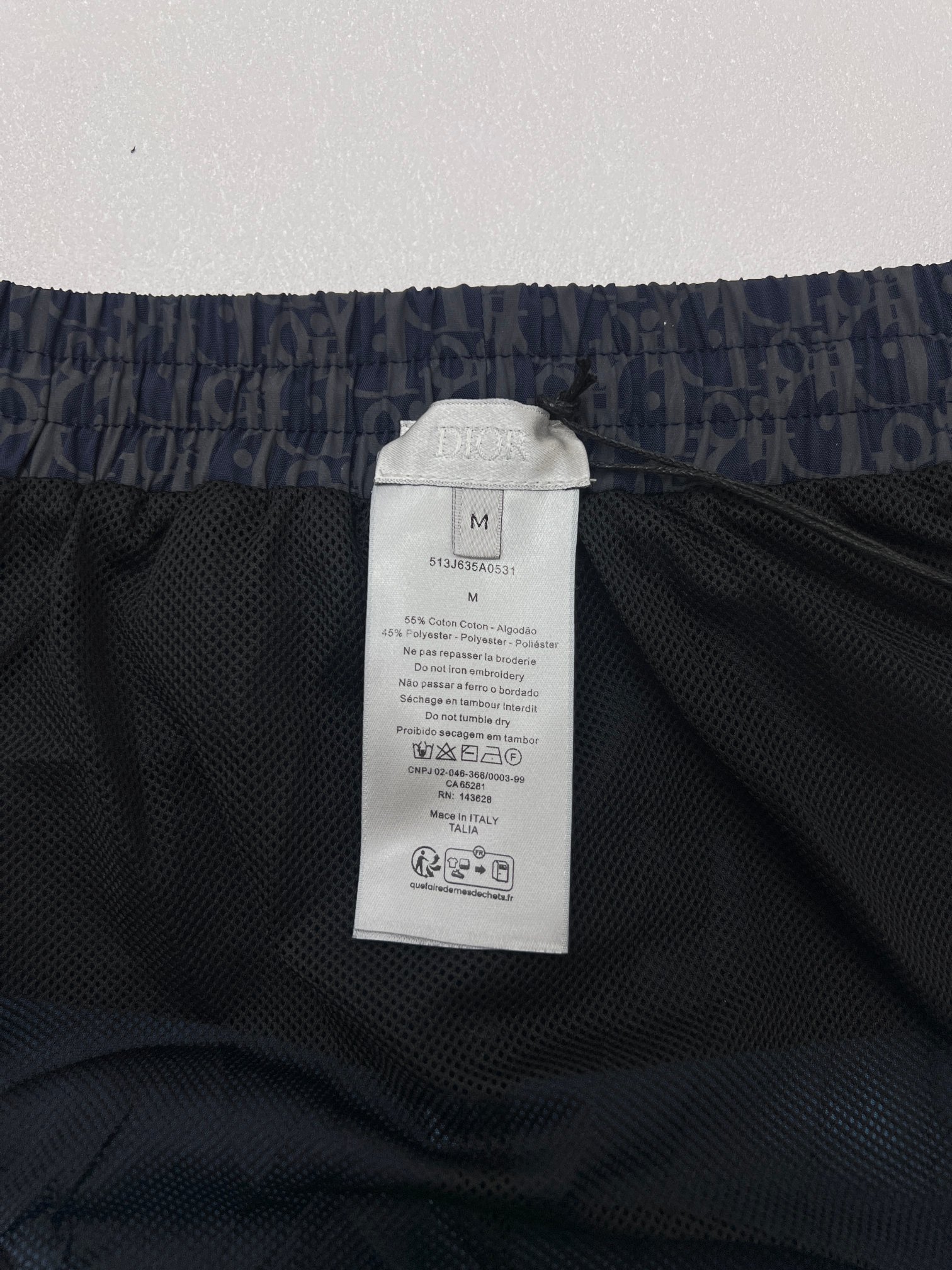 Dior Dior迪奥字母满印撞色沙滩短裤