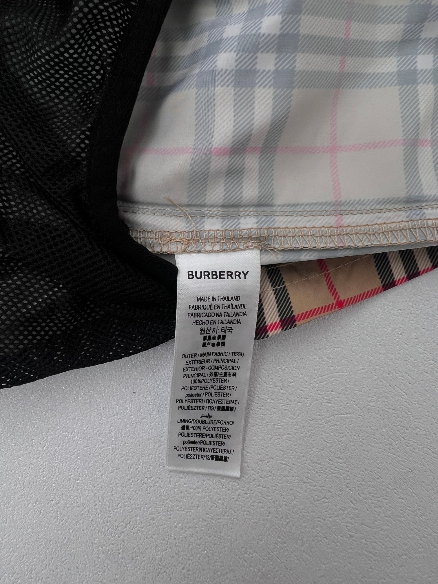 Burberry BBR巴宝莉格子纹沙滩短裤