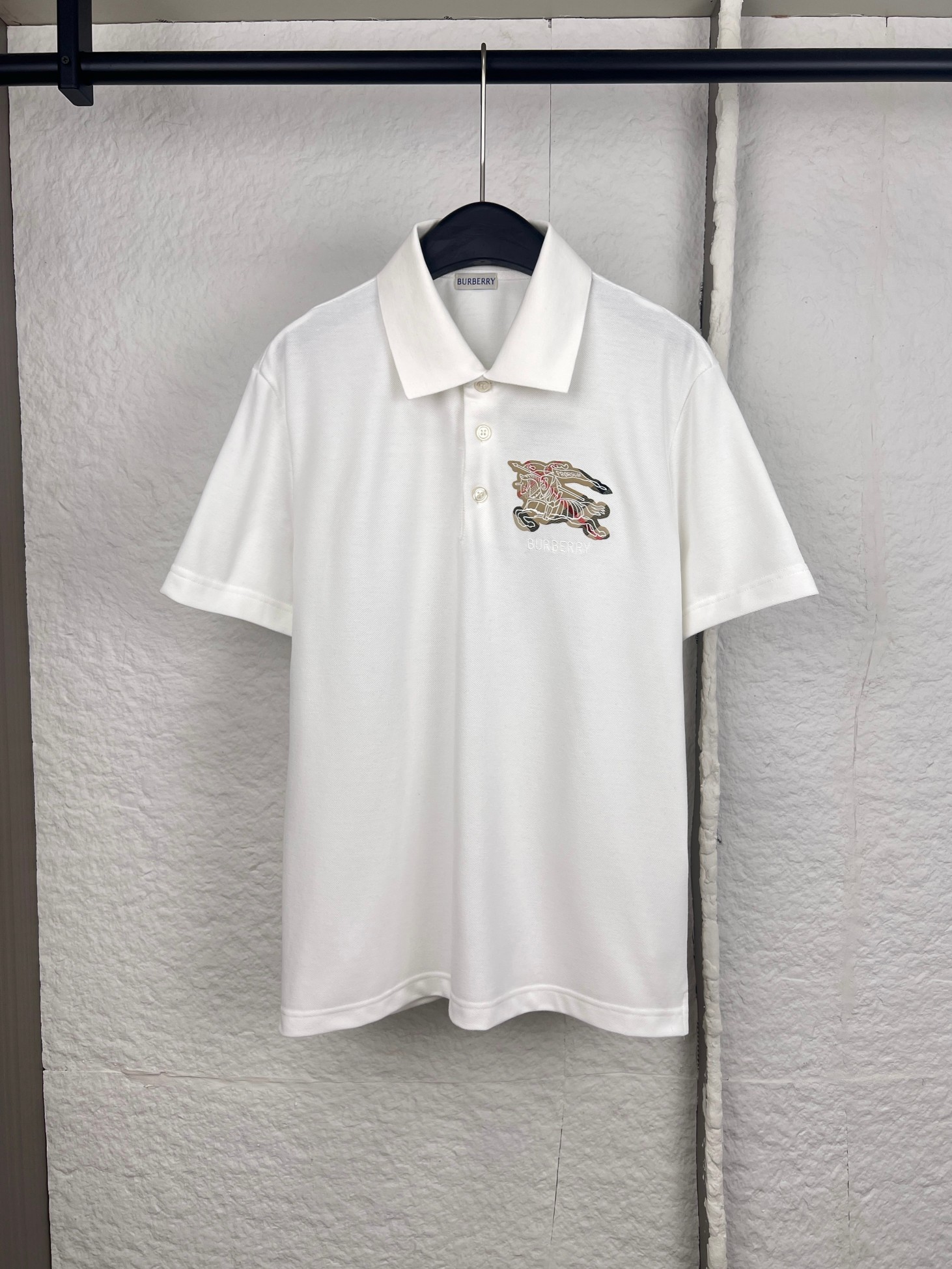 Burberry BBR巴宝莉战马贴布绣花polo衫