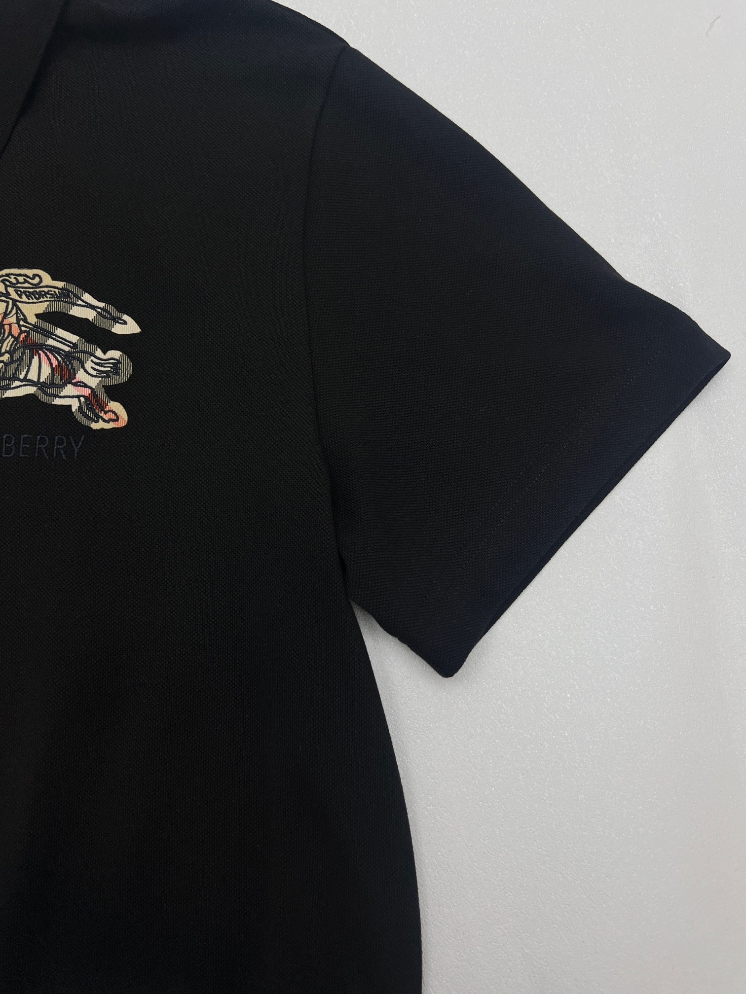 Burberry BBR巴宝莉战马贴布绣花polo衫