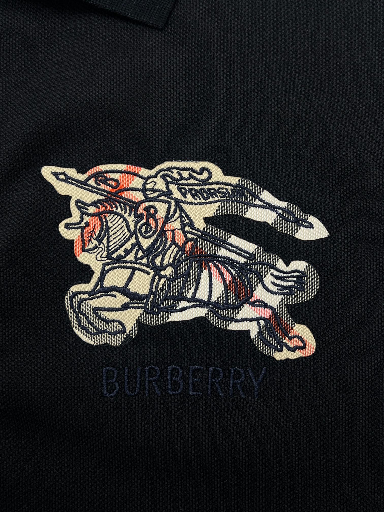 Burberry BBR巴宝莉战马贴布绣花polo衫