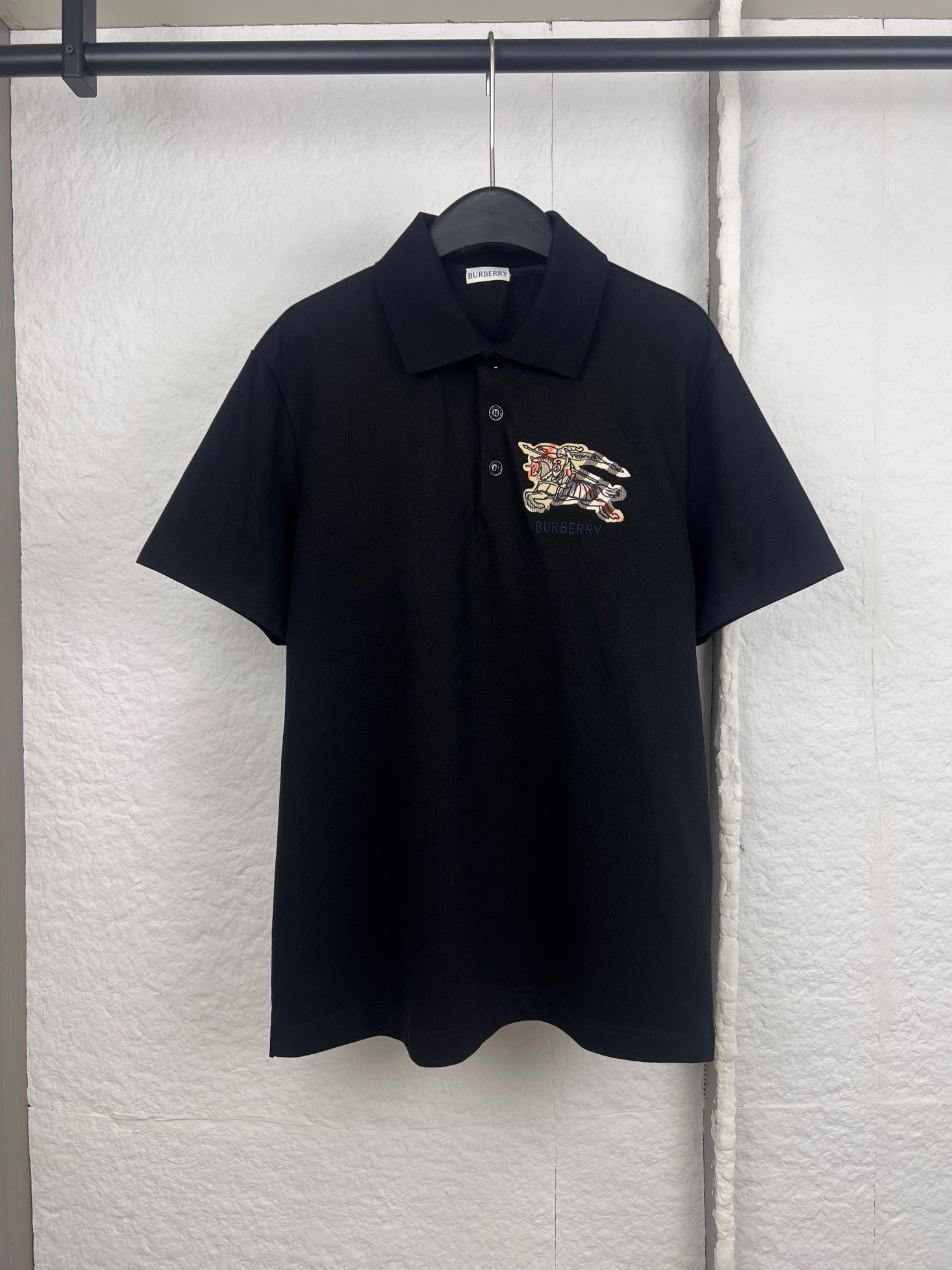 Burberry BBR巴宝莉战马贴布绣花polo衫
