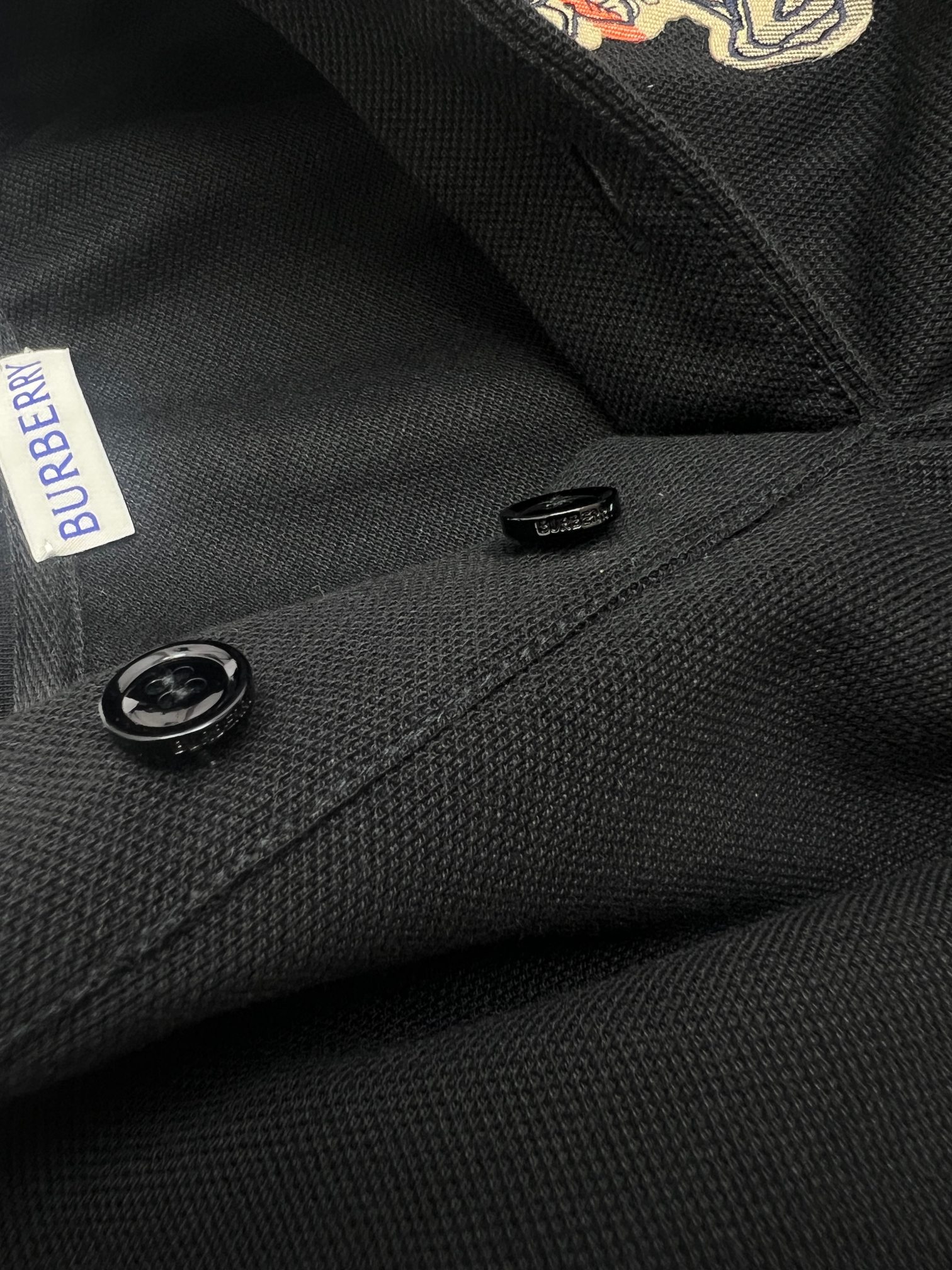 Burberry BBR巴宝莉战马贴布绣花polo衫