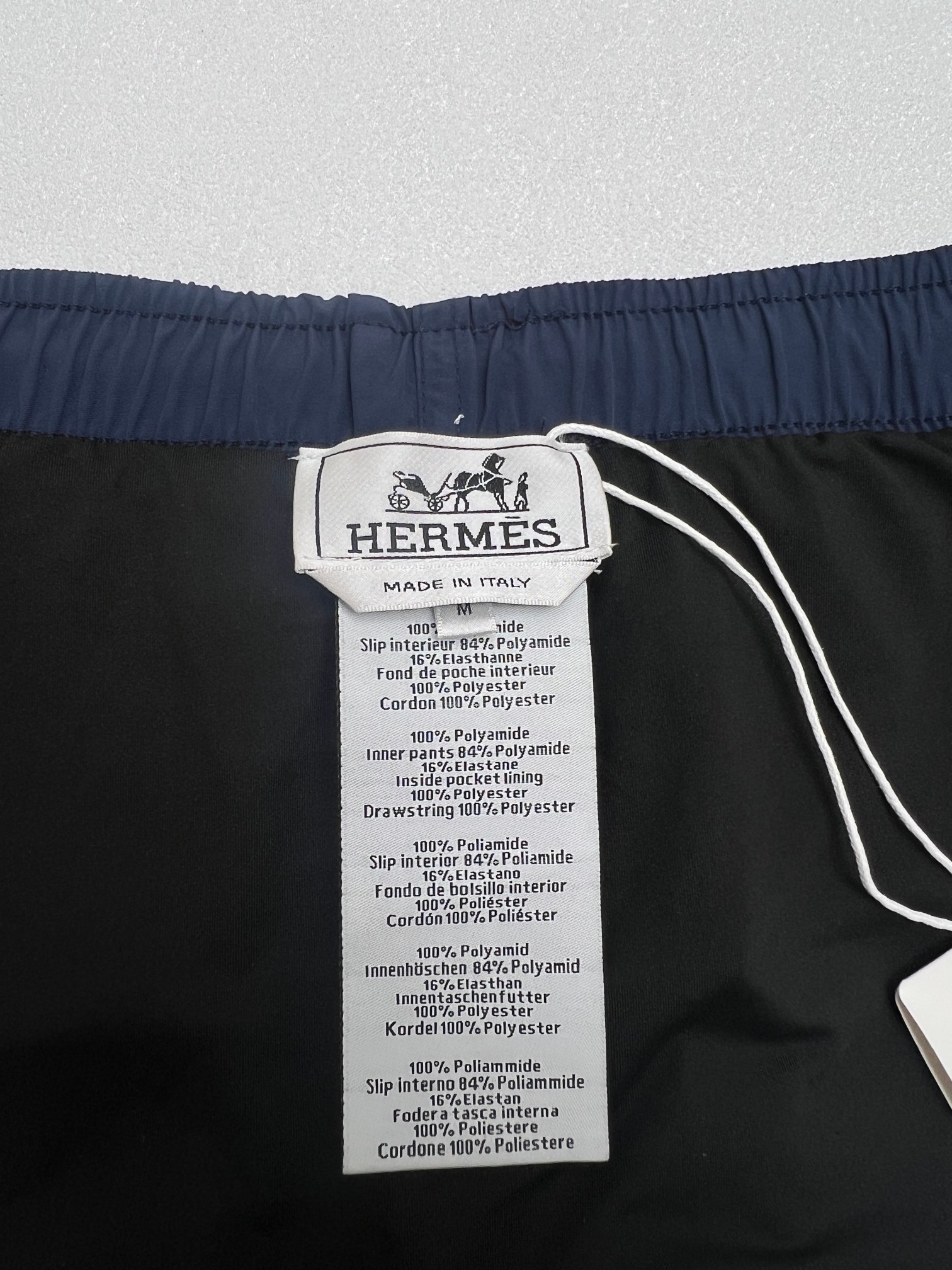 Hermès Hermes爱马仕字母刺绣沙滩短裤