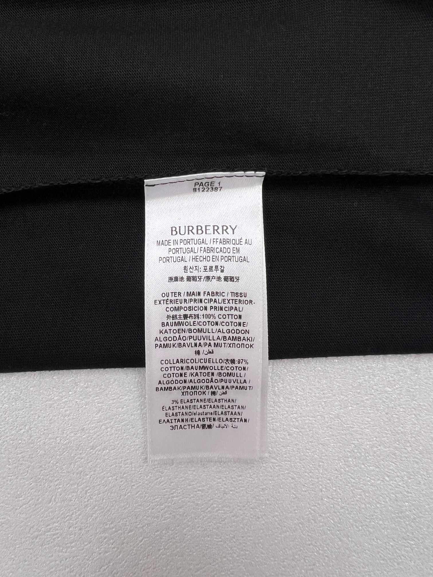 Burberry BBR巴宝莉沙滩躺椅T恤短袖