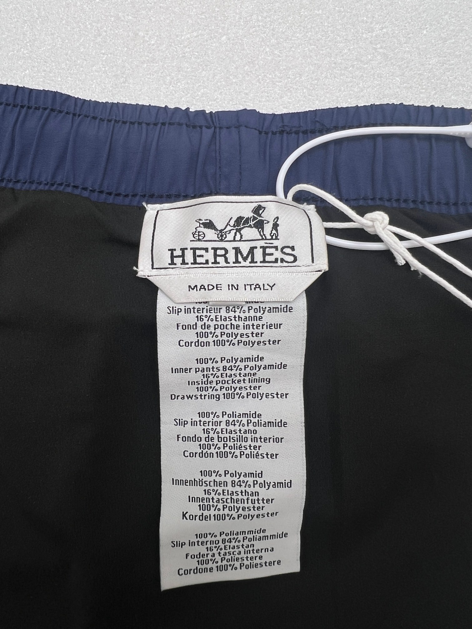 Hermès Hermes爱马仕湿变工艺沙滩抽绳短裤