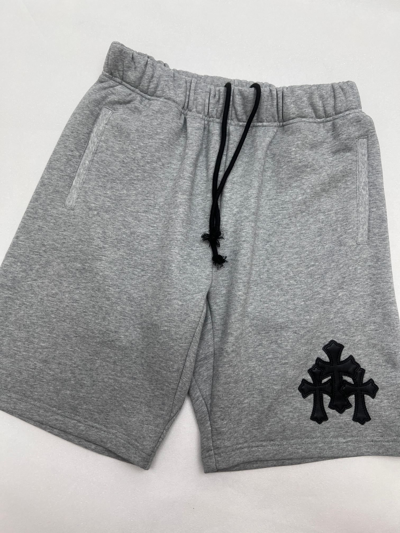 Chrome Hearts Chrome Hearts克罗心皮标十字架短裤