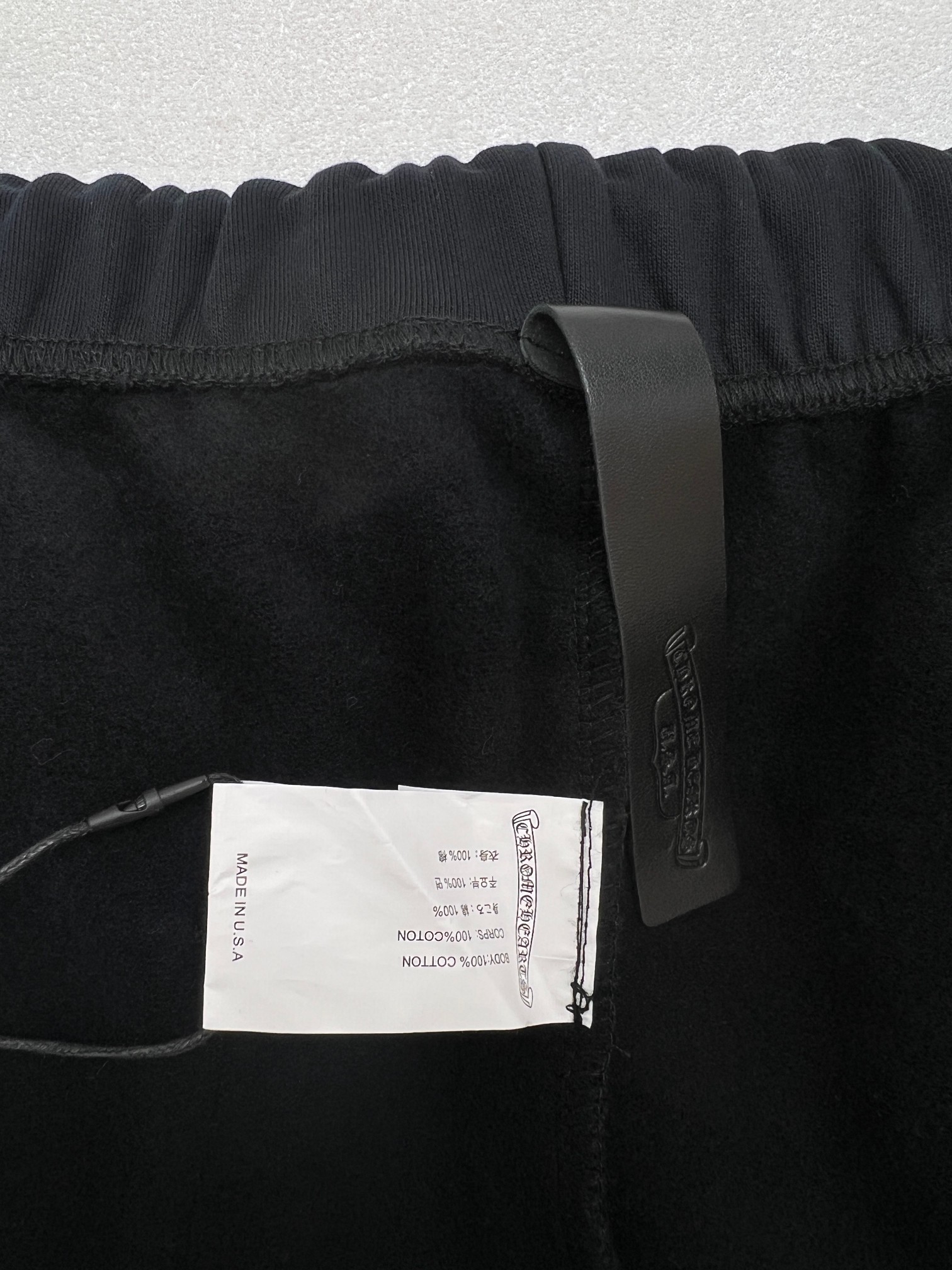 Chrome Hearts Chrome Hearts克罗心皮标十字架短裤