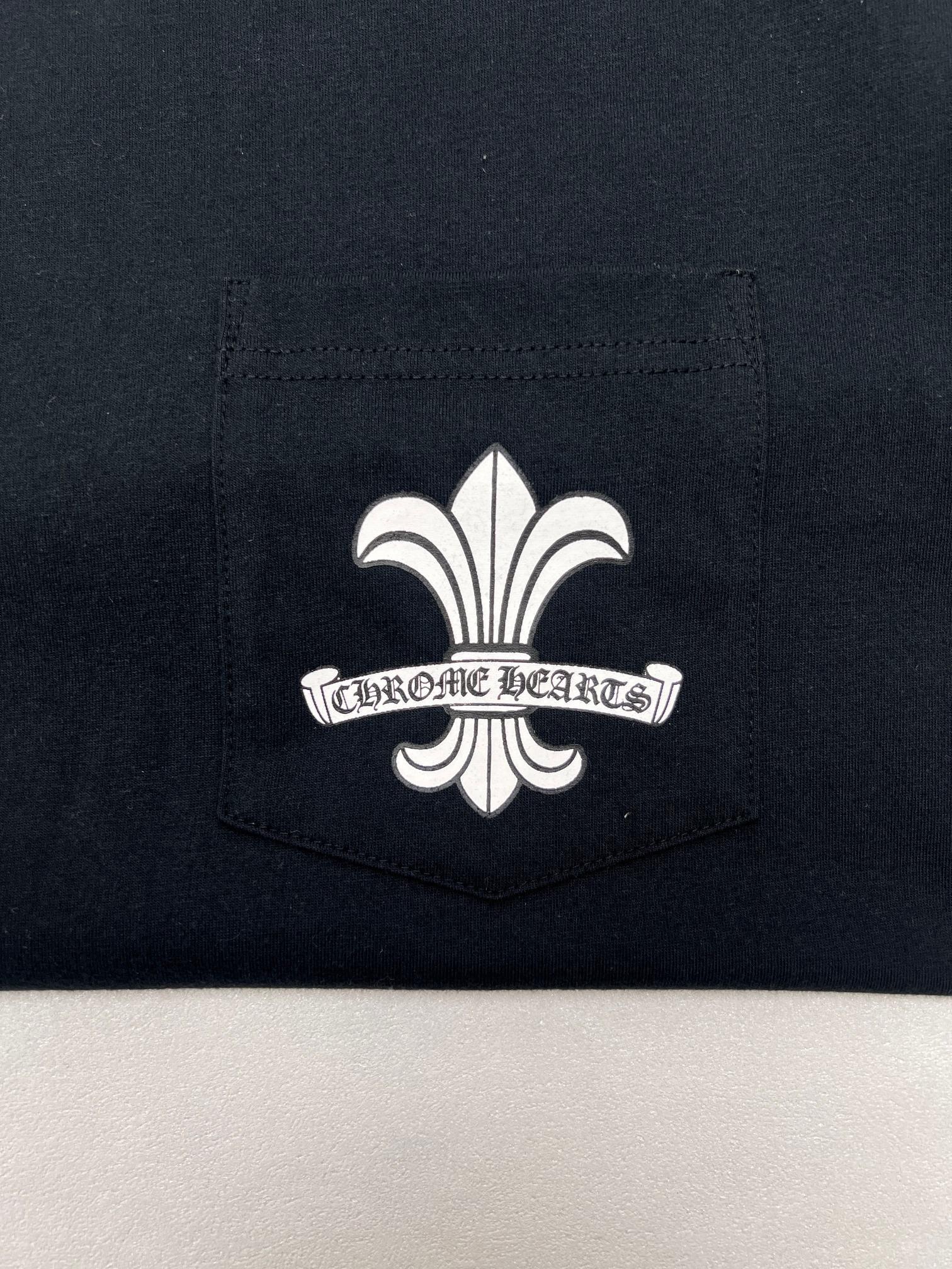 Chrome Hearts Chrome Hearts克罗心标志印花T恤短袖