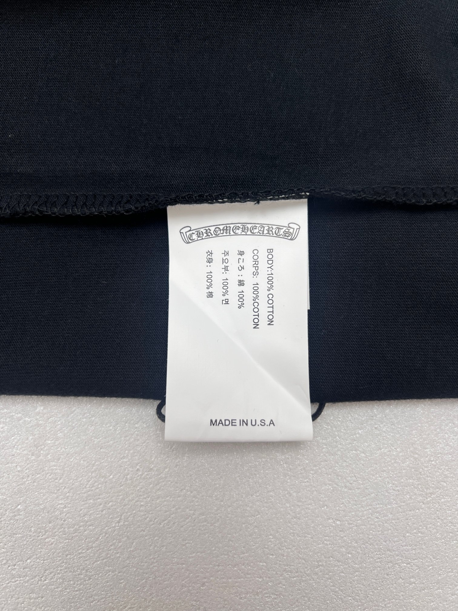 Chrome Hearts Chrome Hearts克罗心标志印花T恤短袖