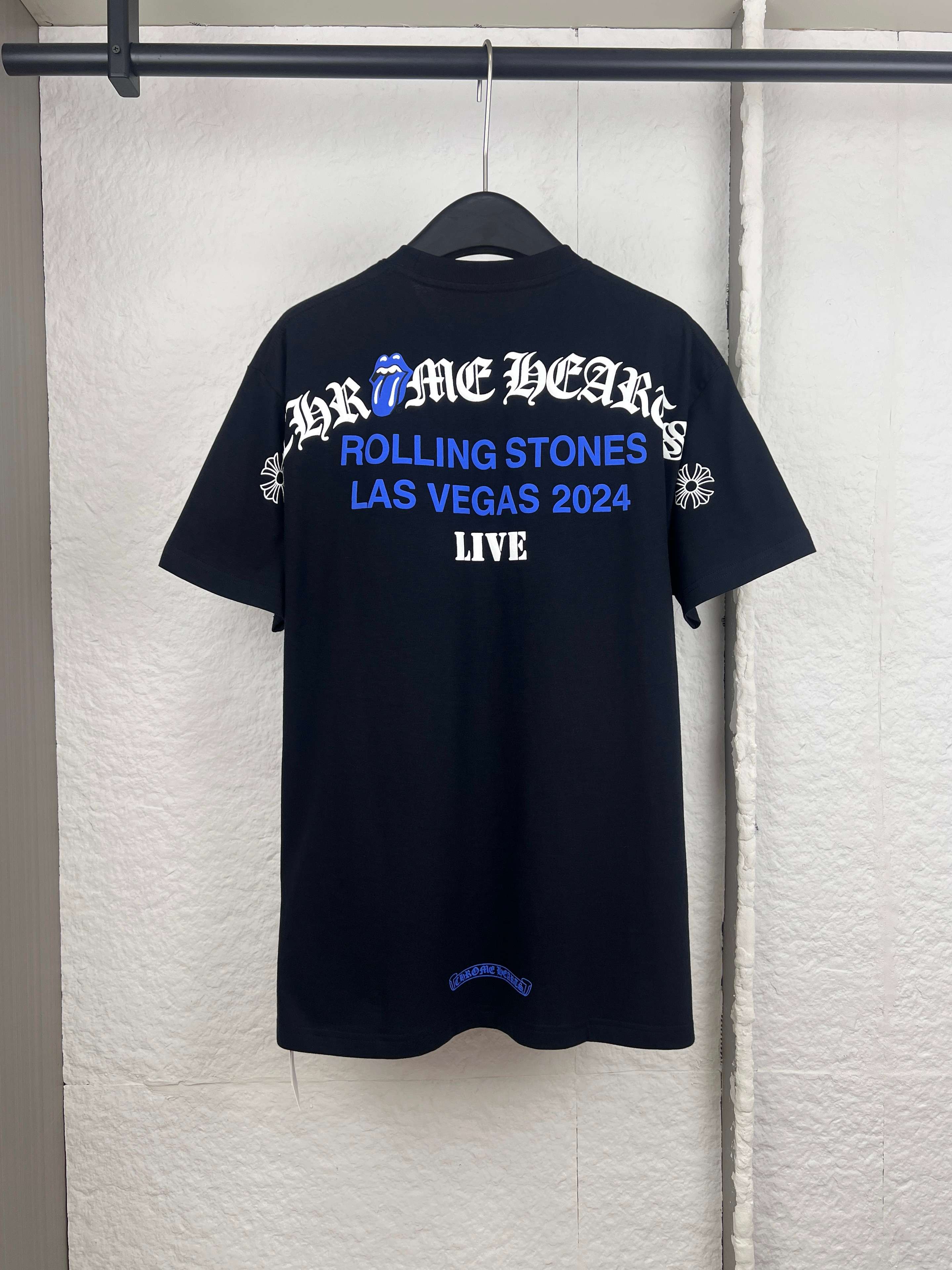 Chrome Hearts Chrome Hearts克罗心联名大嘴巴印花T恤短袖