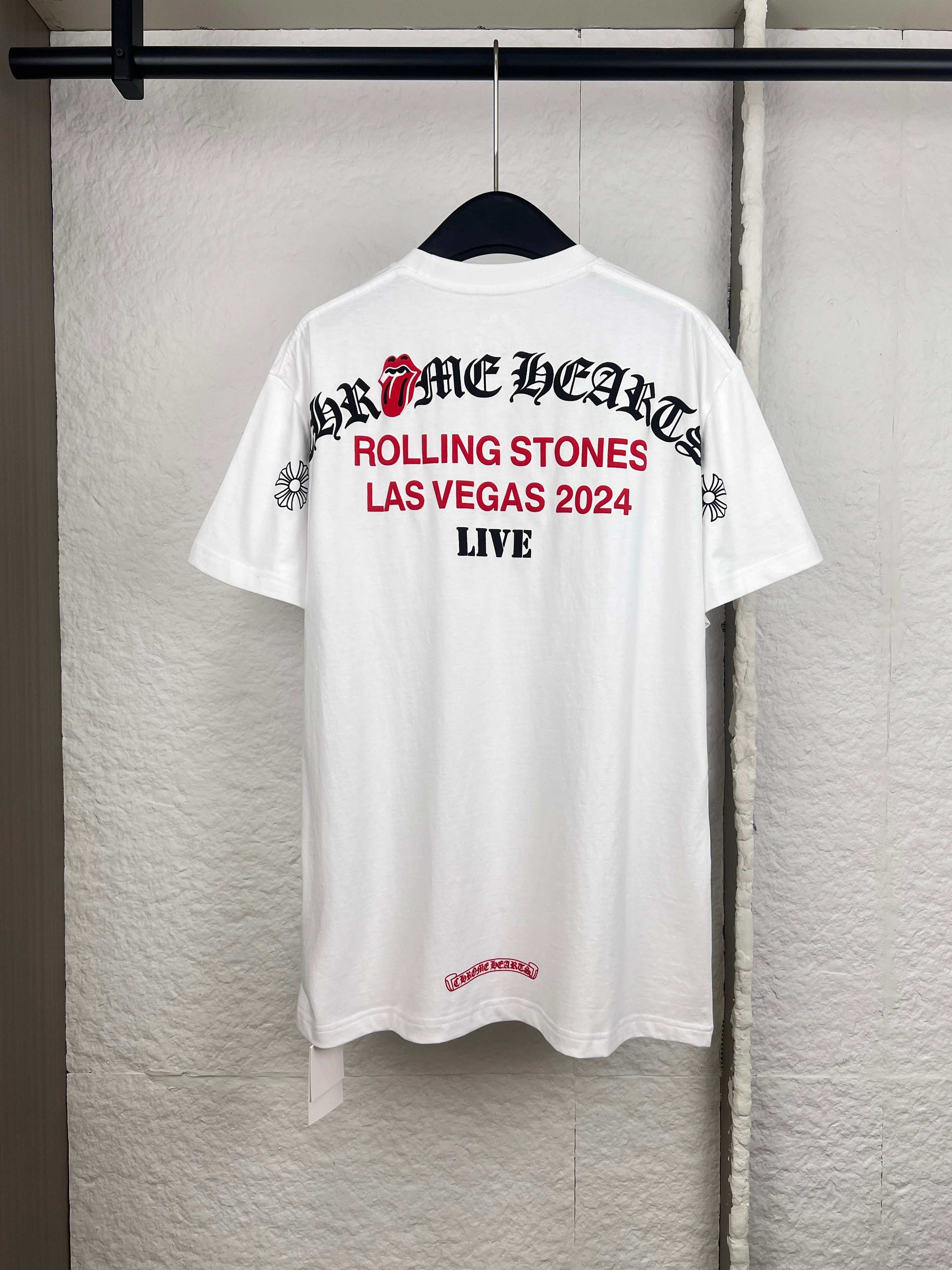 Chrome Hearts Chrome Hearts克罗心联名大嘴巴印花T恤短袖