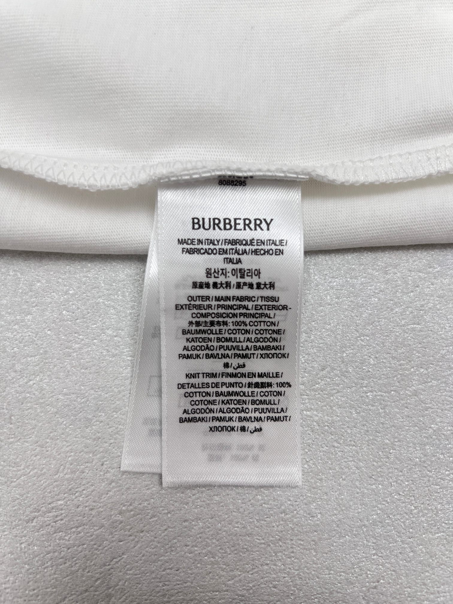 Burberry BBR巴宝莉字母马术骑士印花T恤短袖