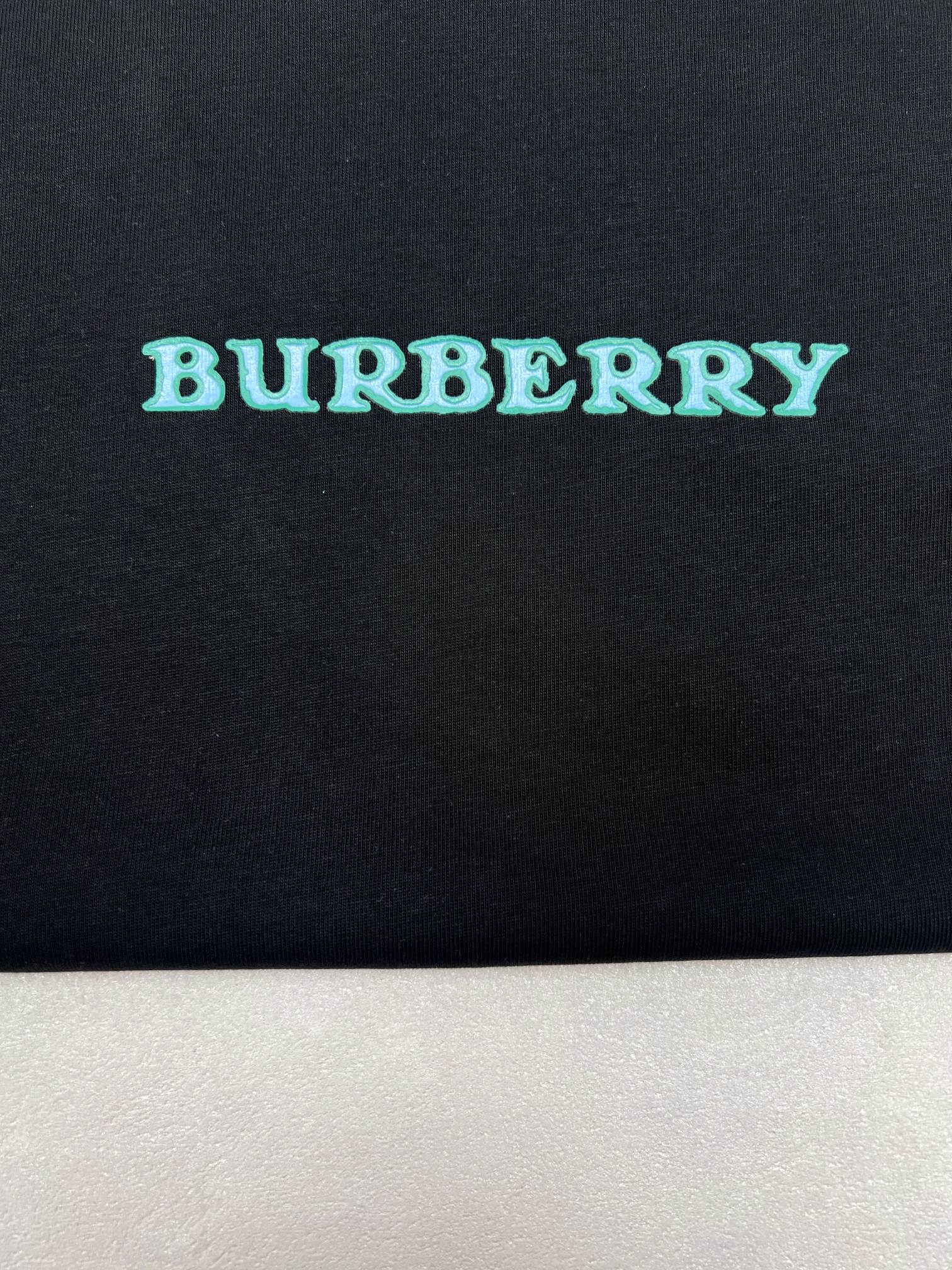 Burberry BBR巴宝莉字母马术骑士印花T恤短袖