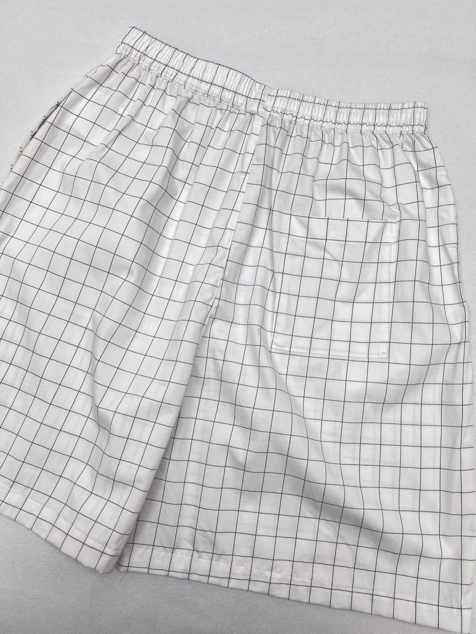 Acne Studios Acne Studios格子印花抽绳短裤
