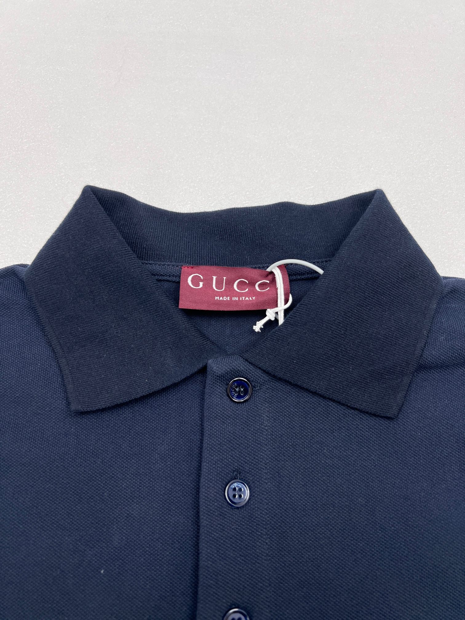 Gucci Gucci古驰马衔扣刺绣polo衫