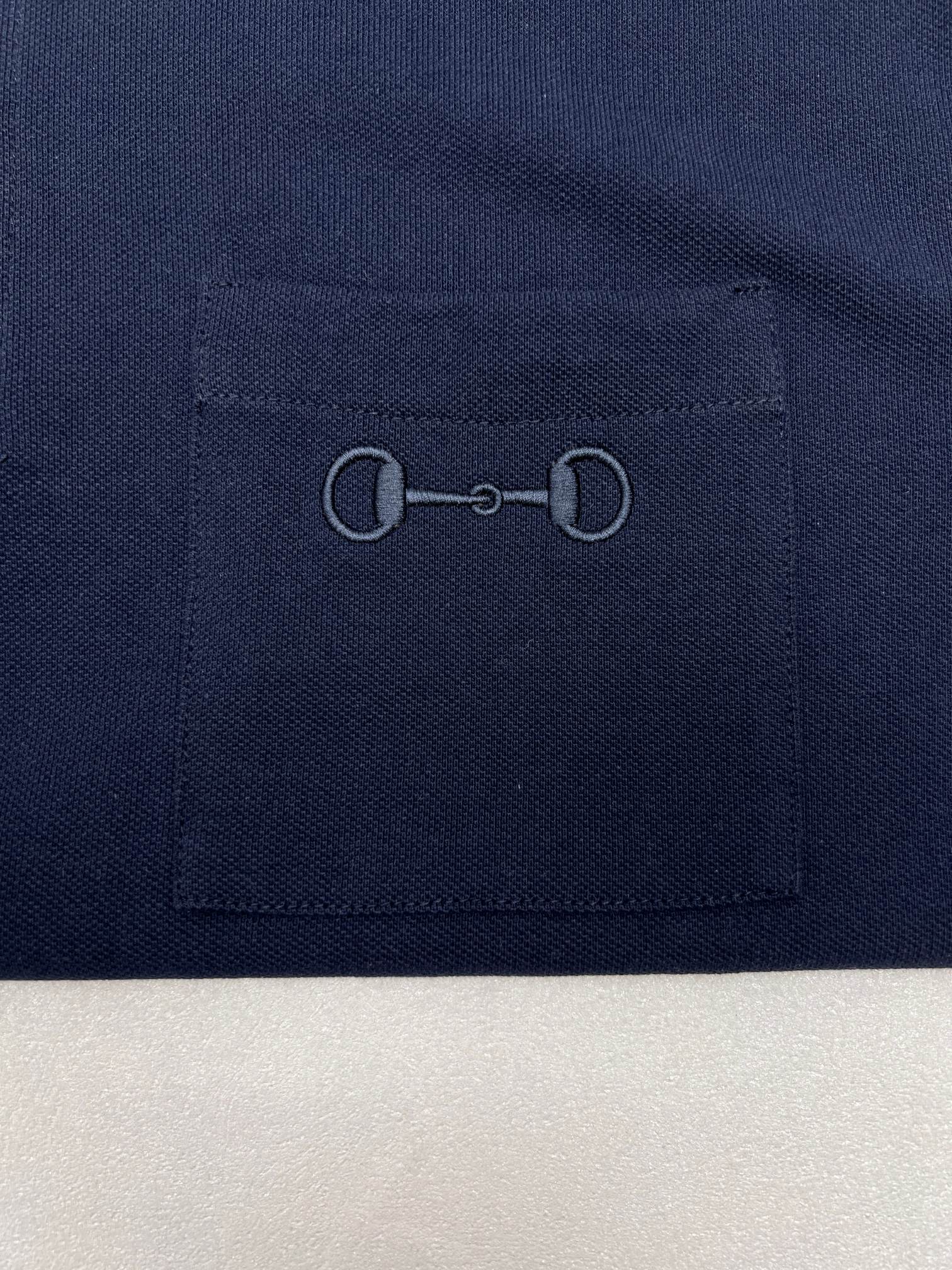 Gucci Gucci古驰马衔扣刺绣polo衫