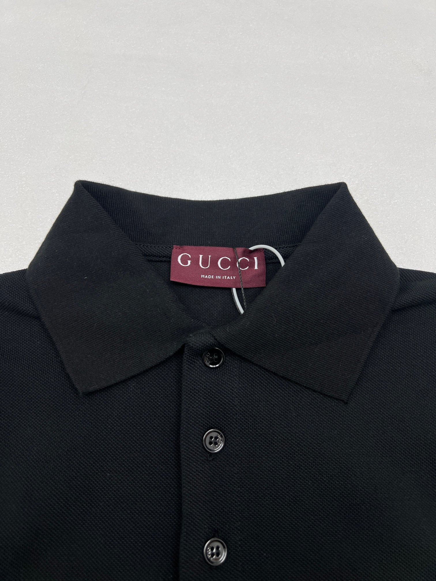 Gucci Gucci古驰马衔扣刺绣polo衫