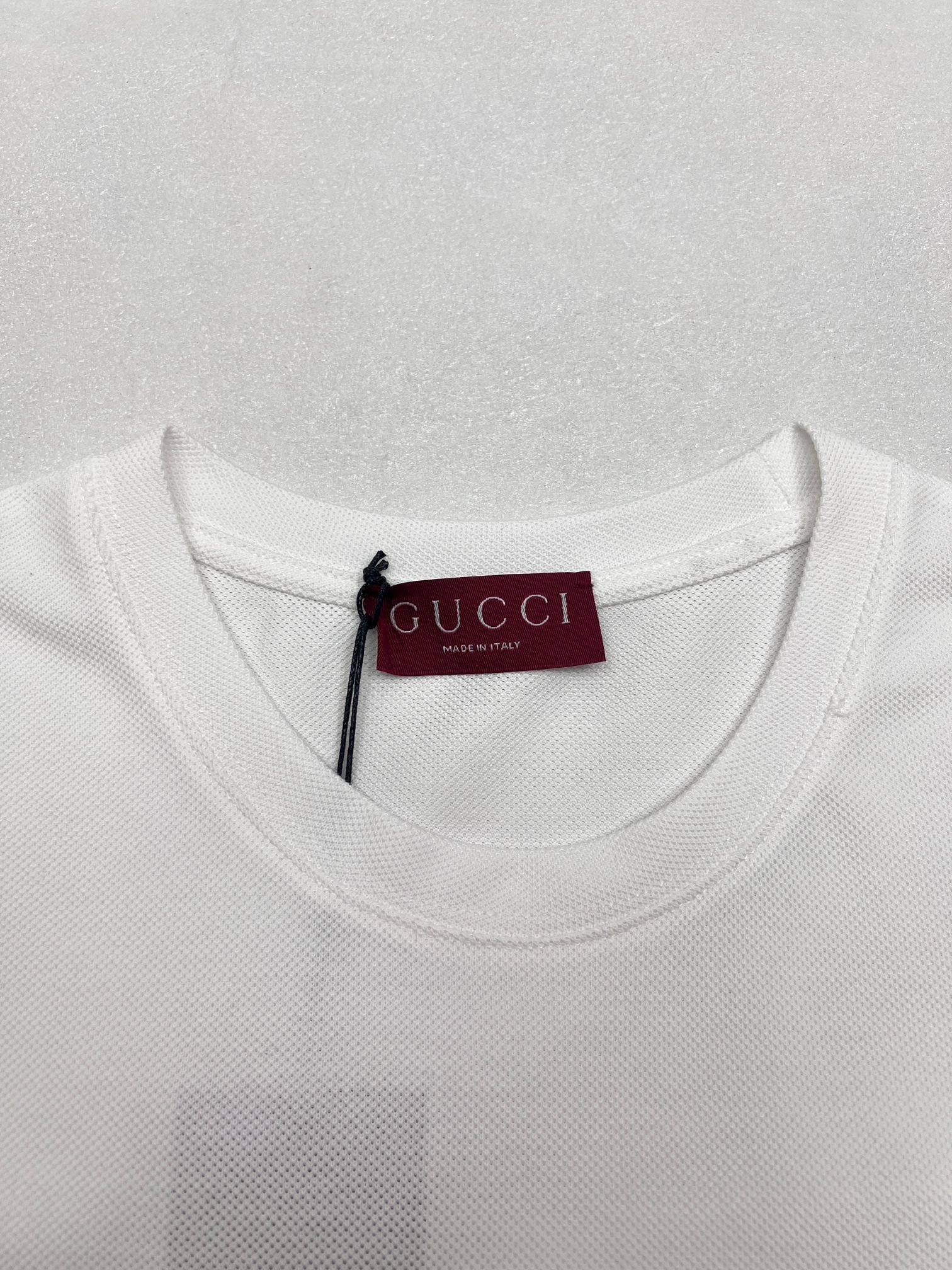 Gucci Gucci古驰马衔扣珠地T恤短袖
