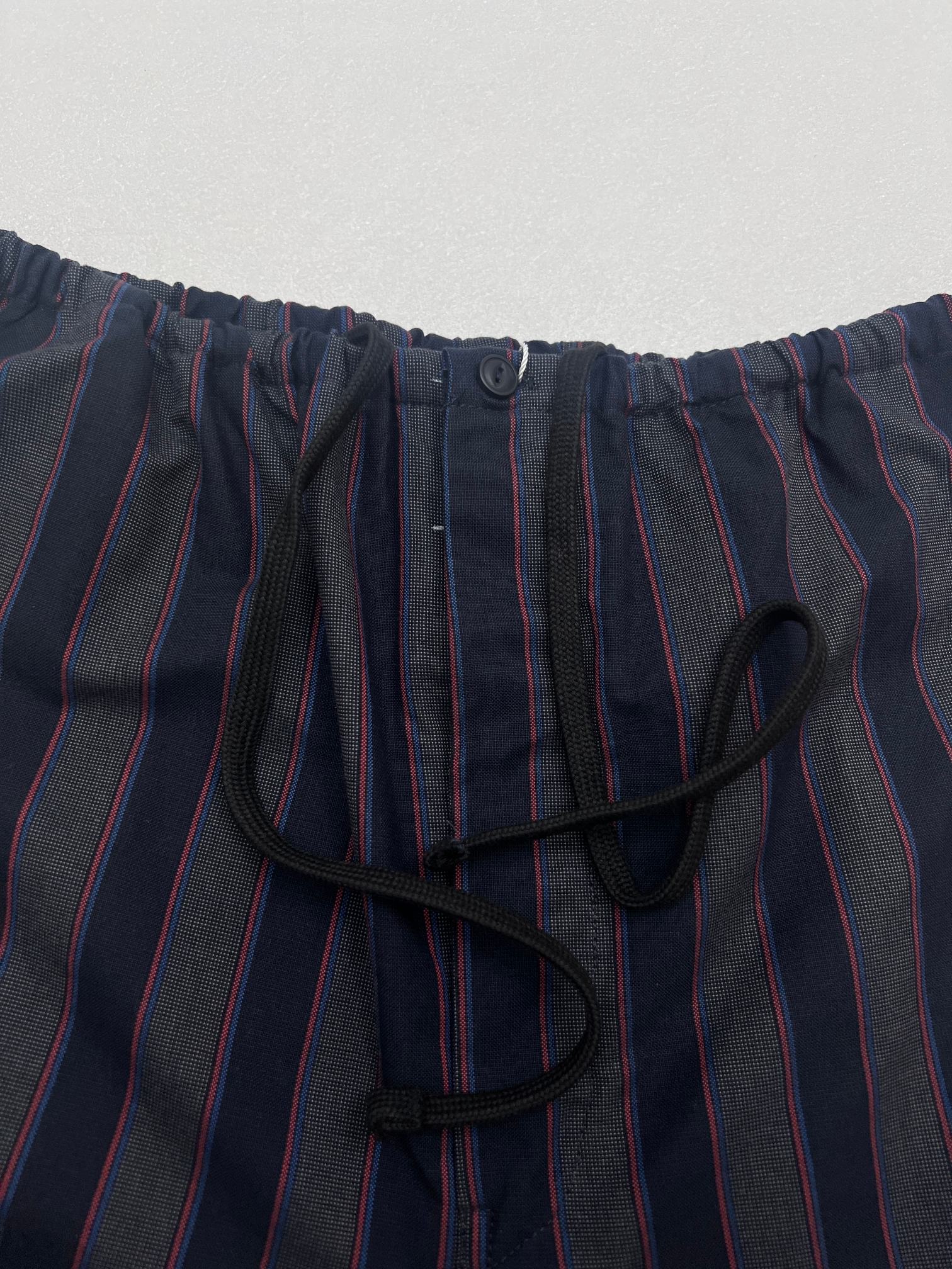 Maison Margiela MM6马吉拉条纹口袋松紧腰休闲裤