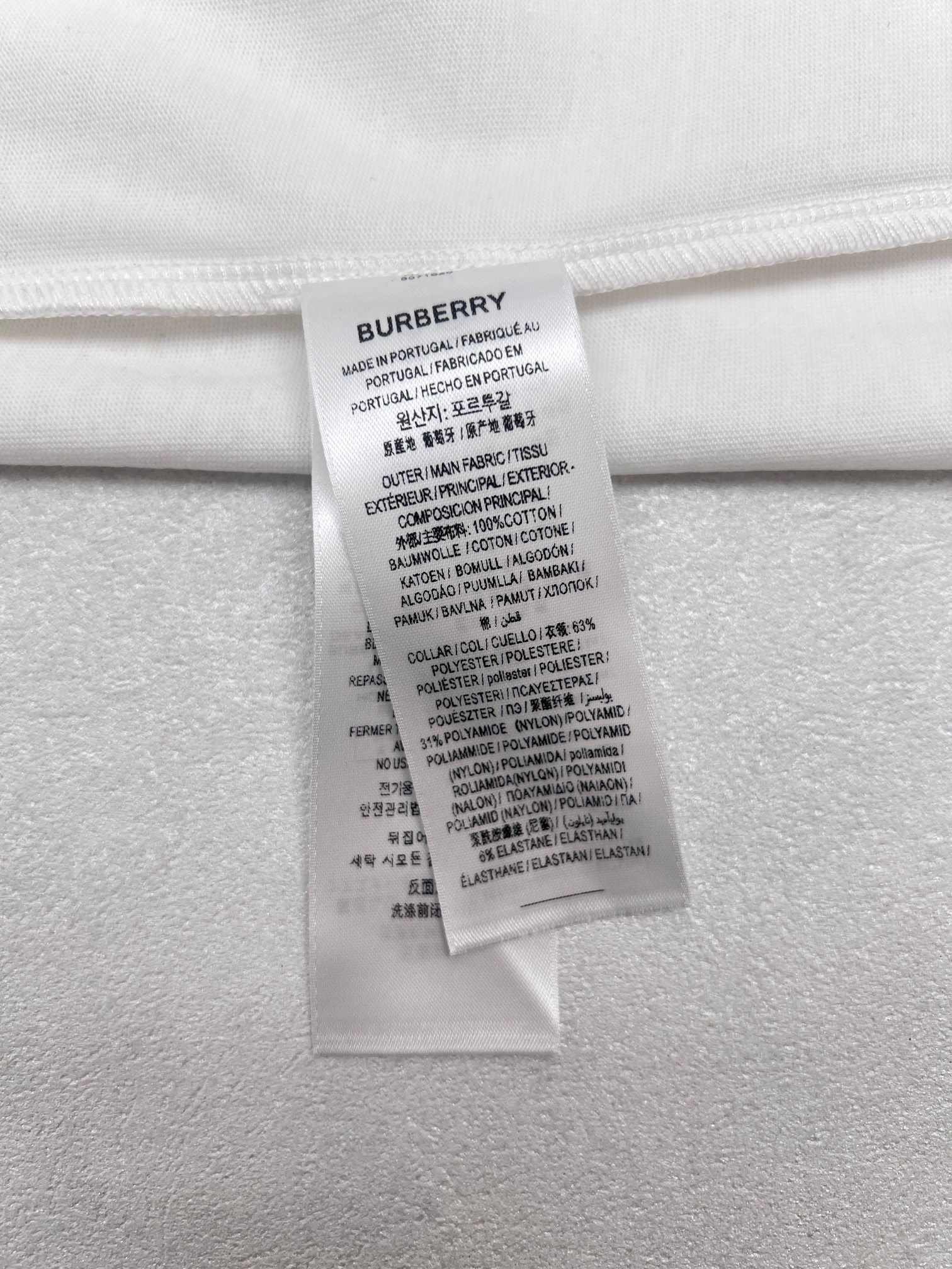 Burberry BBR巴宝莉旗帜战马刺绣T恤短袖
