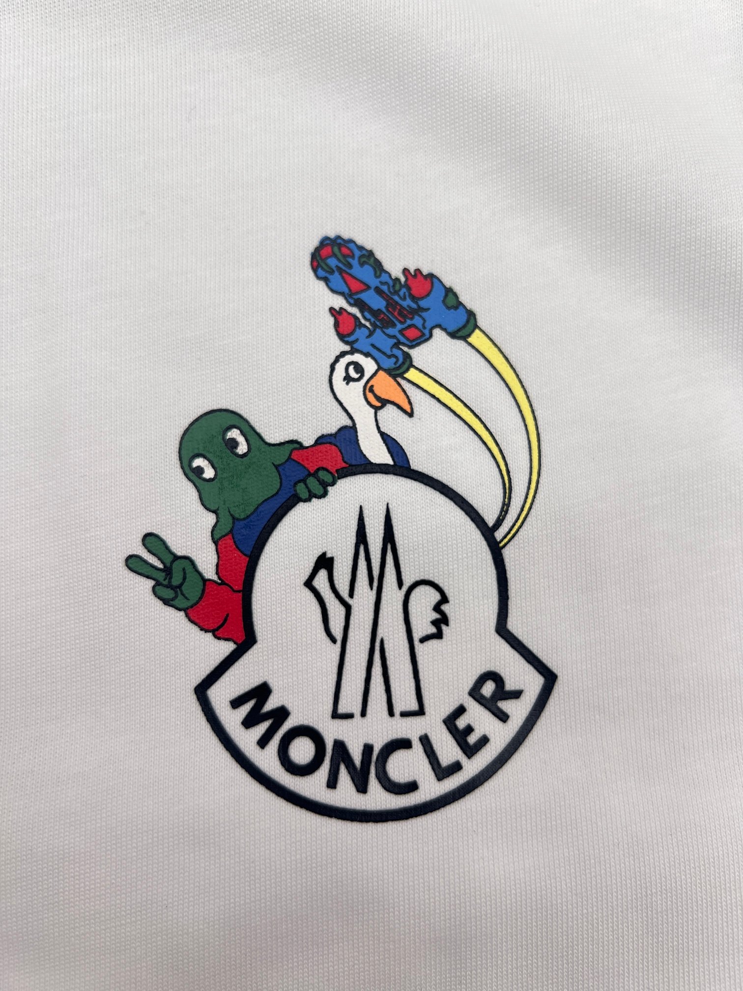 Moncler Moncler蒙口Space MonDuck系列印花T恤短袖