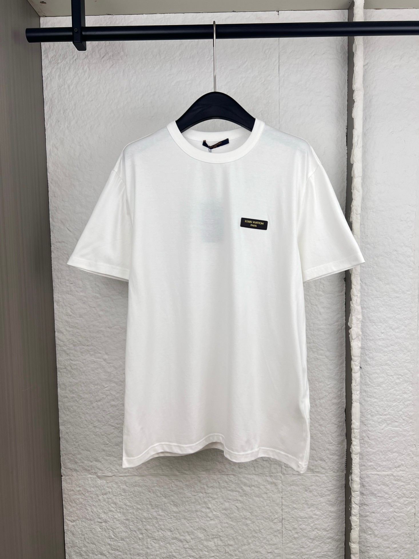 P105 1V路易胸口皮标T恤短袖 S/M/L/XL