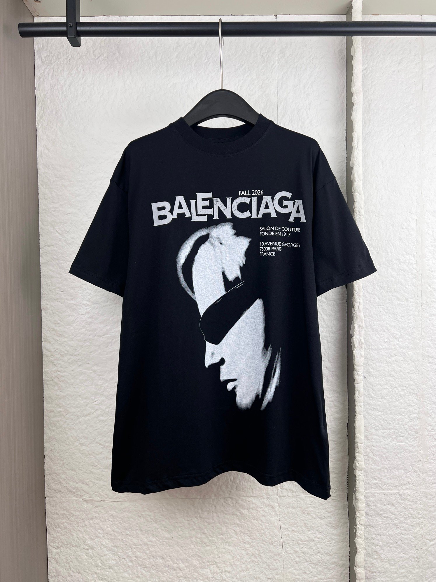 P120 Balenciaga Paris figure printed T-shirt short sleeve XS/S/M/L