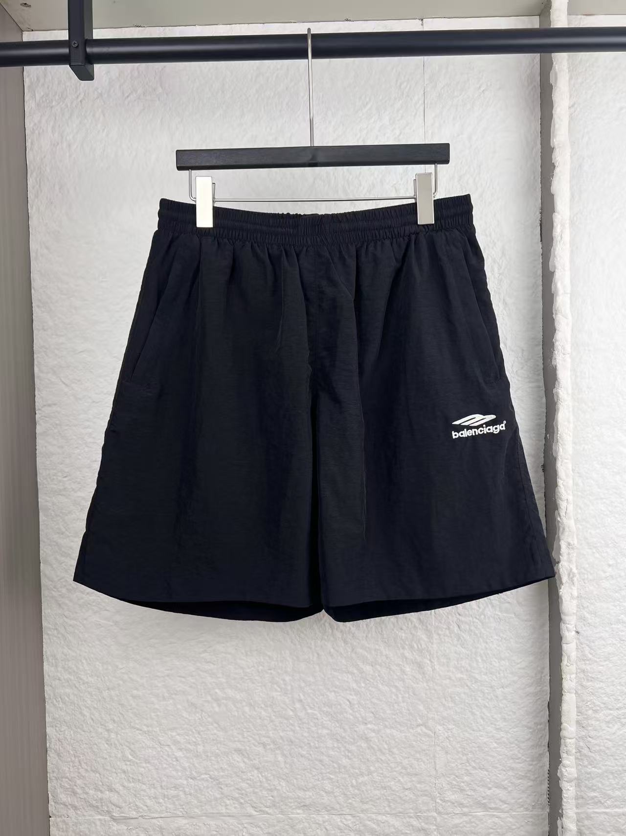 P140 Balenciaga Paris 3M shorts con cordón bordado con letras S/M/L/XL