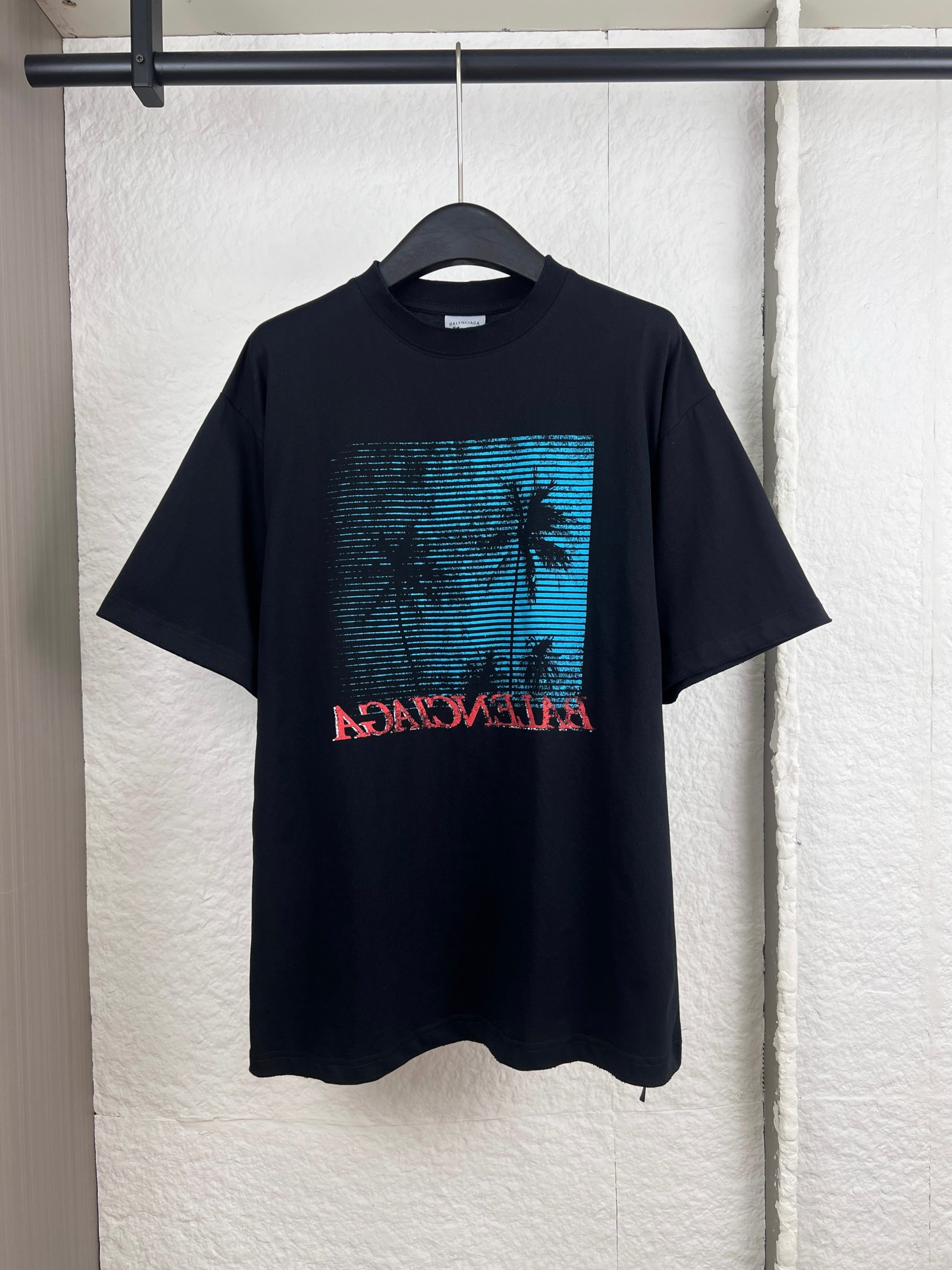 P120 Camiseta Balenciaga Paris estampado coco manga corta XS/S/M/L