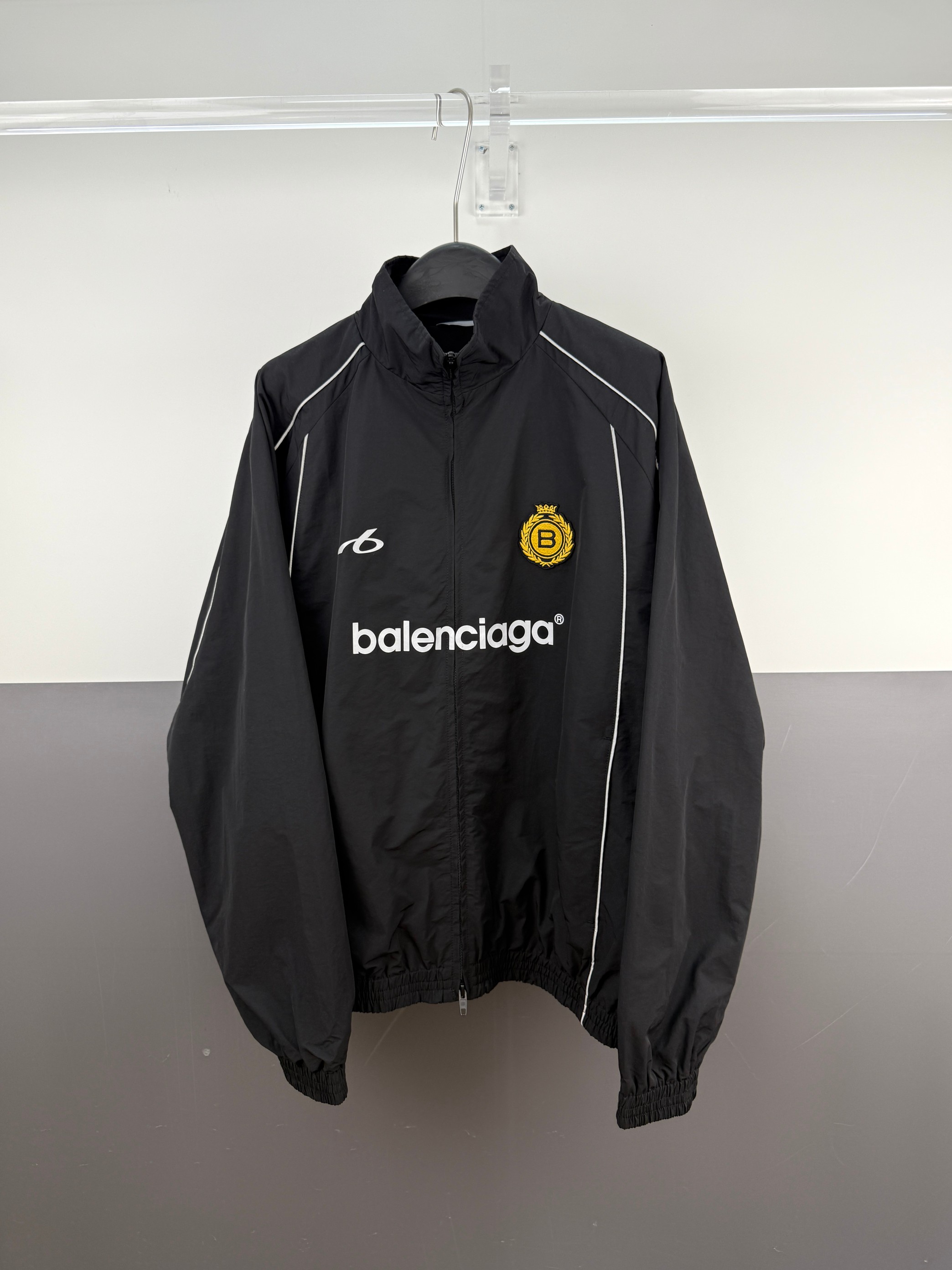P285 Balenciaga Paris chaqueta con estampado de letras y logo bordado S/M/L/XL