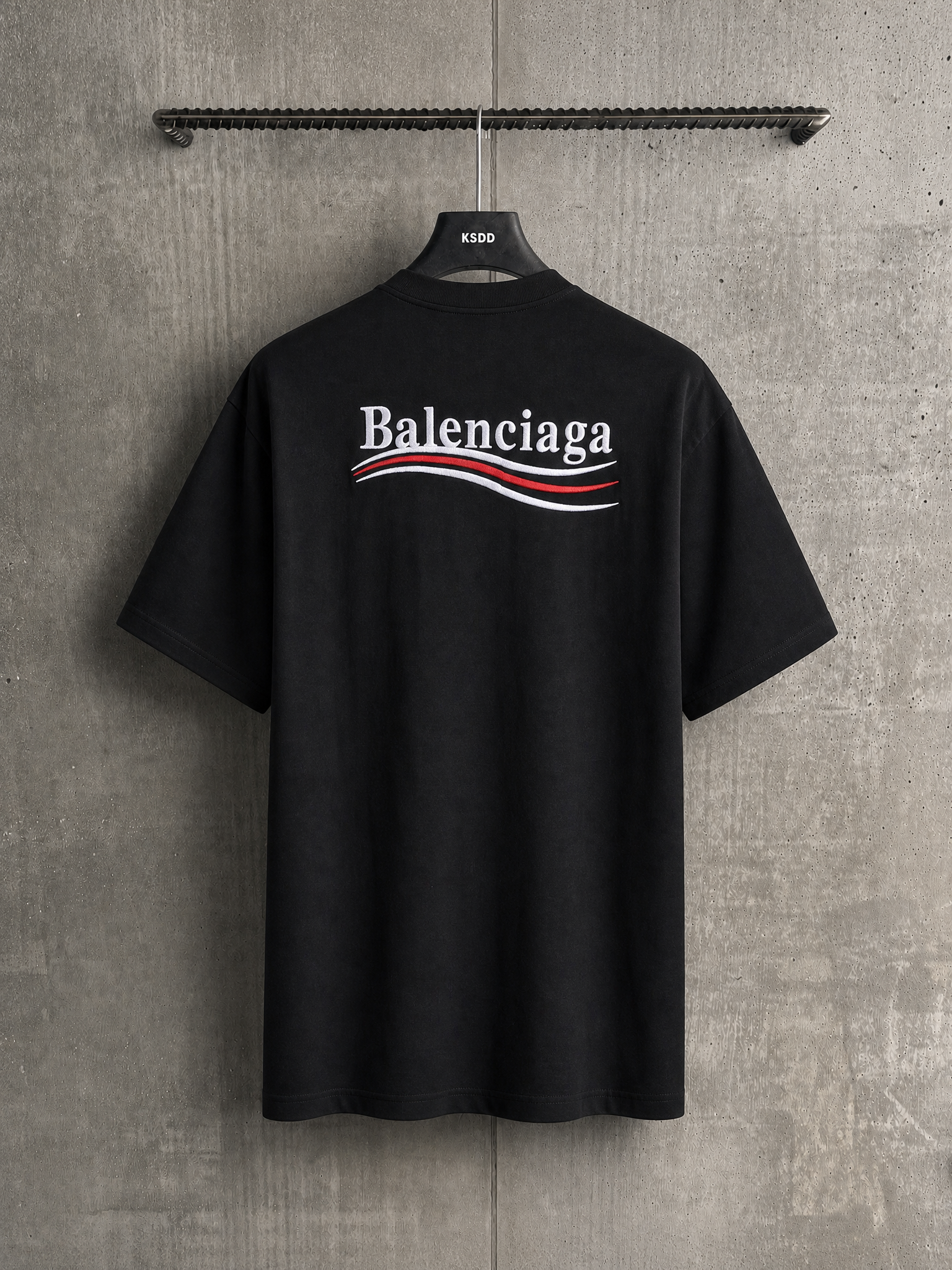 Balenciaga BAL LOGO 可乐刺绣短袖